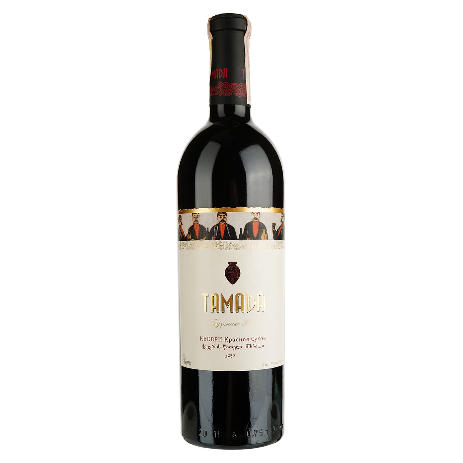 Вино Tamada Qvevri, червоне, сухе, 11-14,5%, 0,75 л