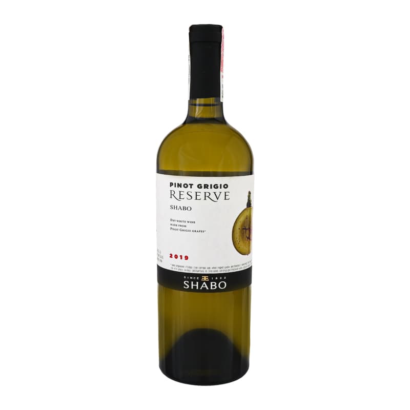 Вино Shabo Reserve Пино Гріджіо, 13,7%, 0,75 л (822421)