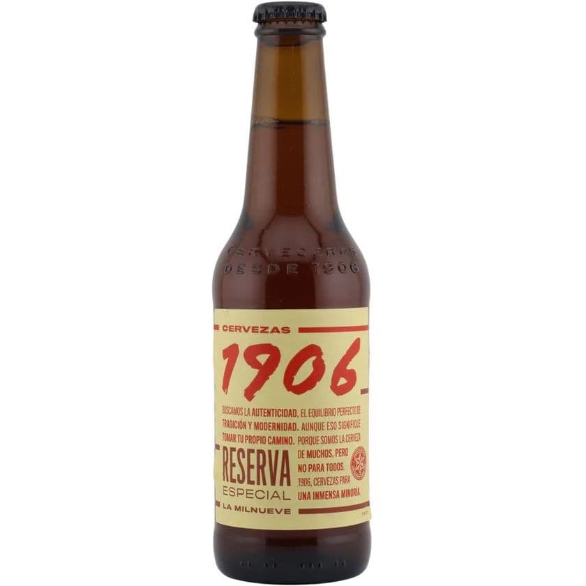 Набір упаковка пива Estrella Galicia 1906 Reserva Especial світле 6.5% 1.98 л (0.33 л x 6 шт.)