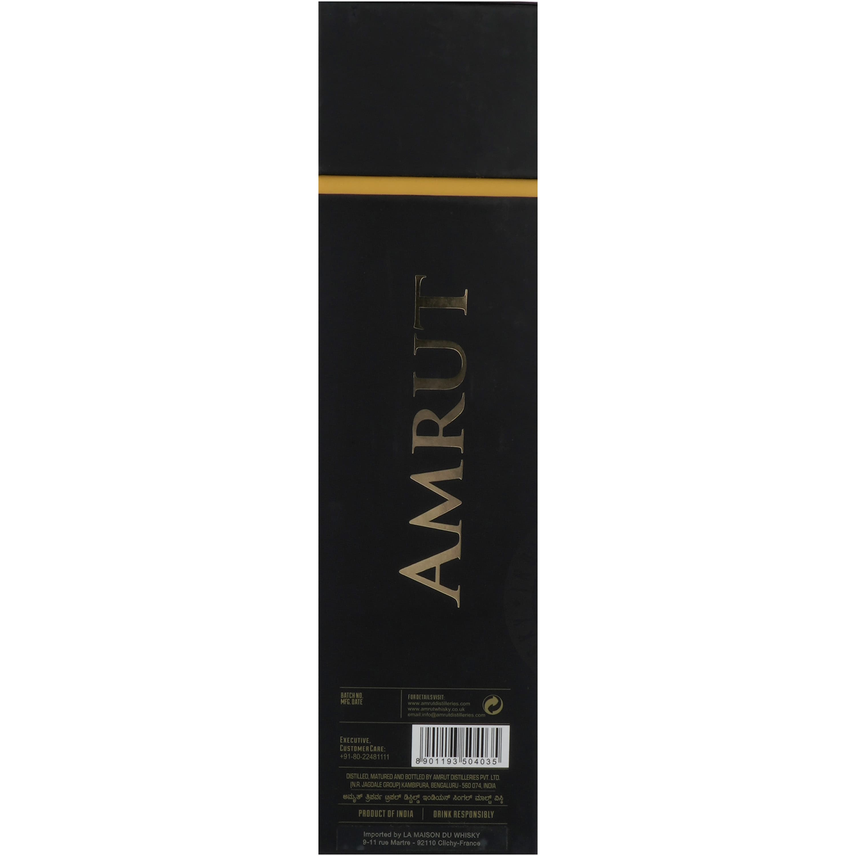 Віскі Amrut Triparva Triple Distilled Indian Single Malt Whiskey, 50%, 0,7 л