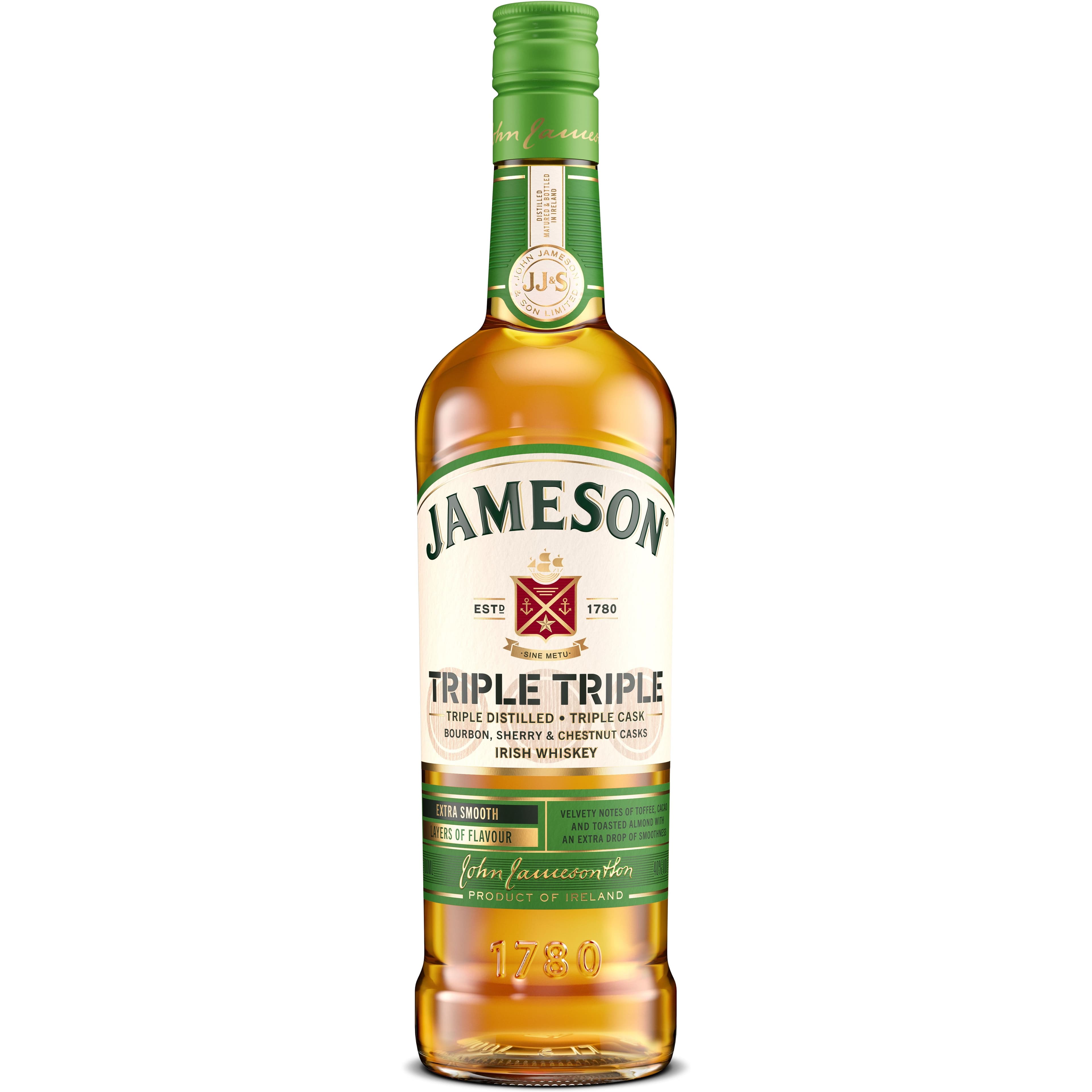 Віскі Jameson Triple Triple 0.7л 40% (6)