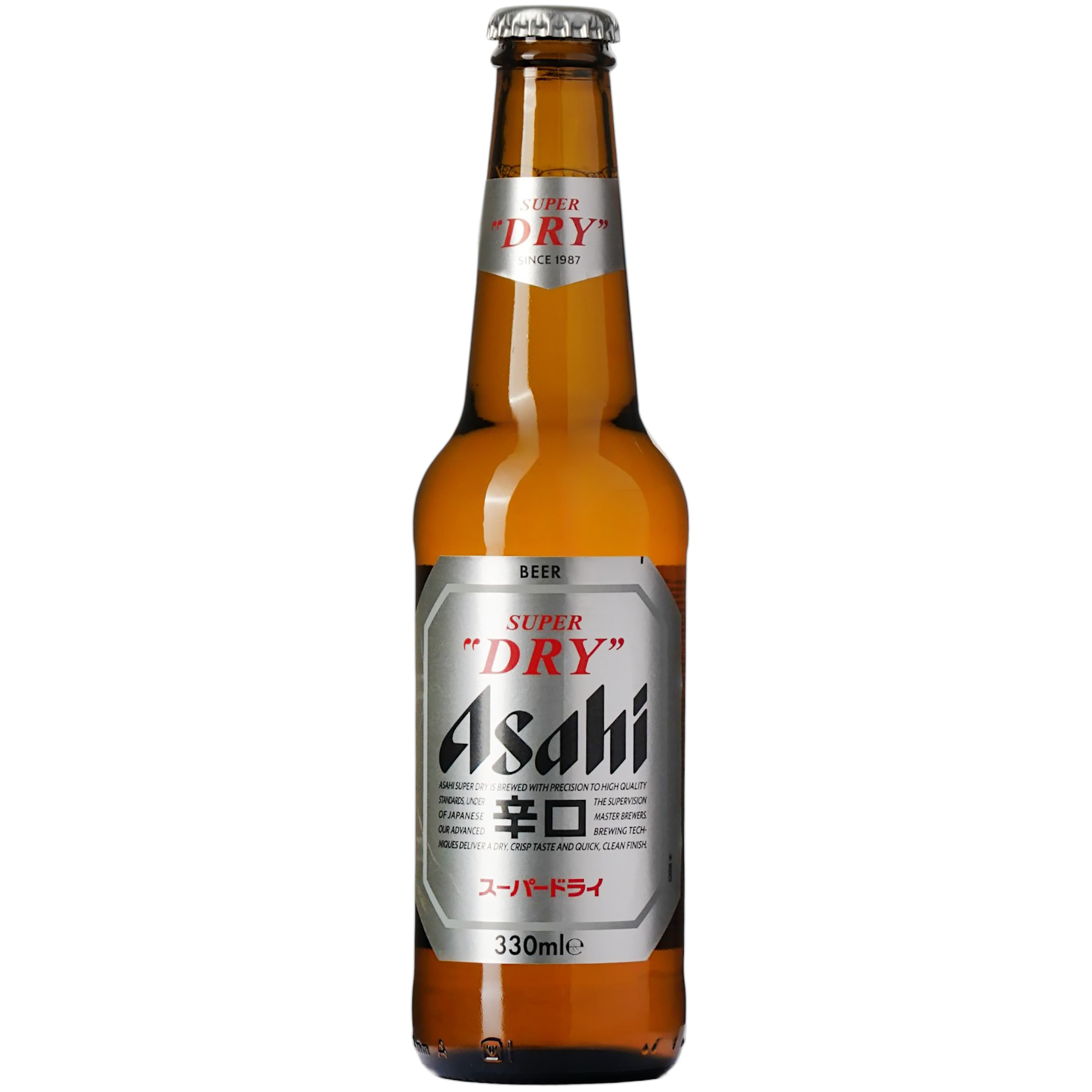 Пиво Asahi Super Dry світле 5.2% 0.33 л