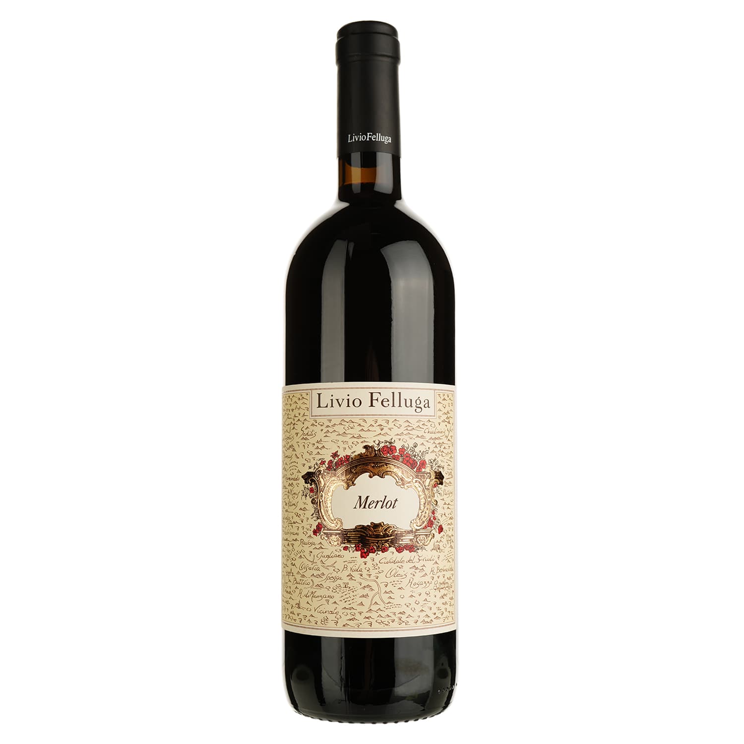 Вино Livio Felluga Merlot, червоне, сухе, 13%, 0,75 л