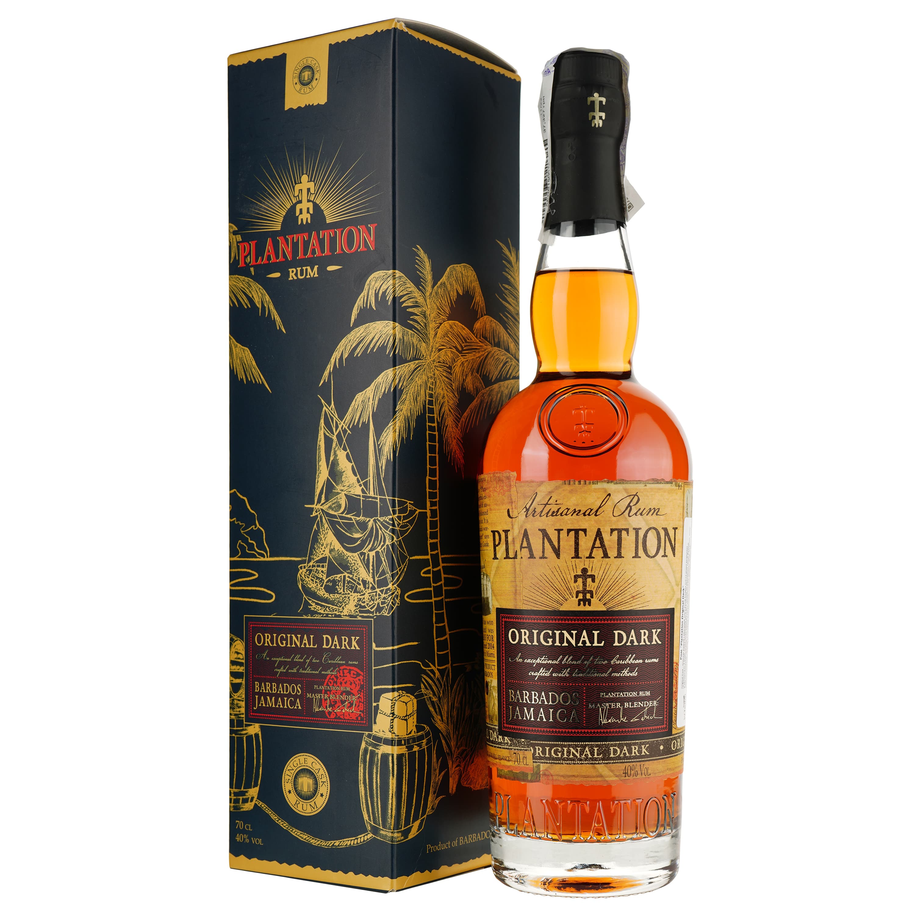 Ром Plantation Original Dark, 40%, 0,7 л, в подарункові упаковці