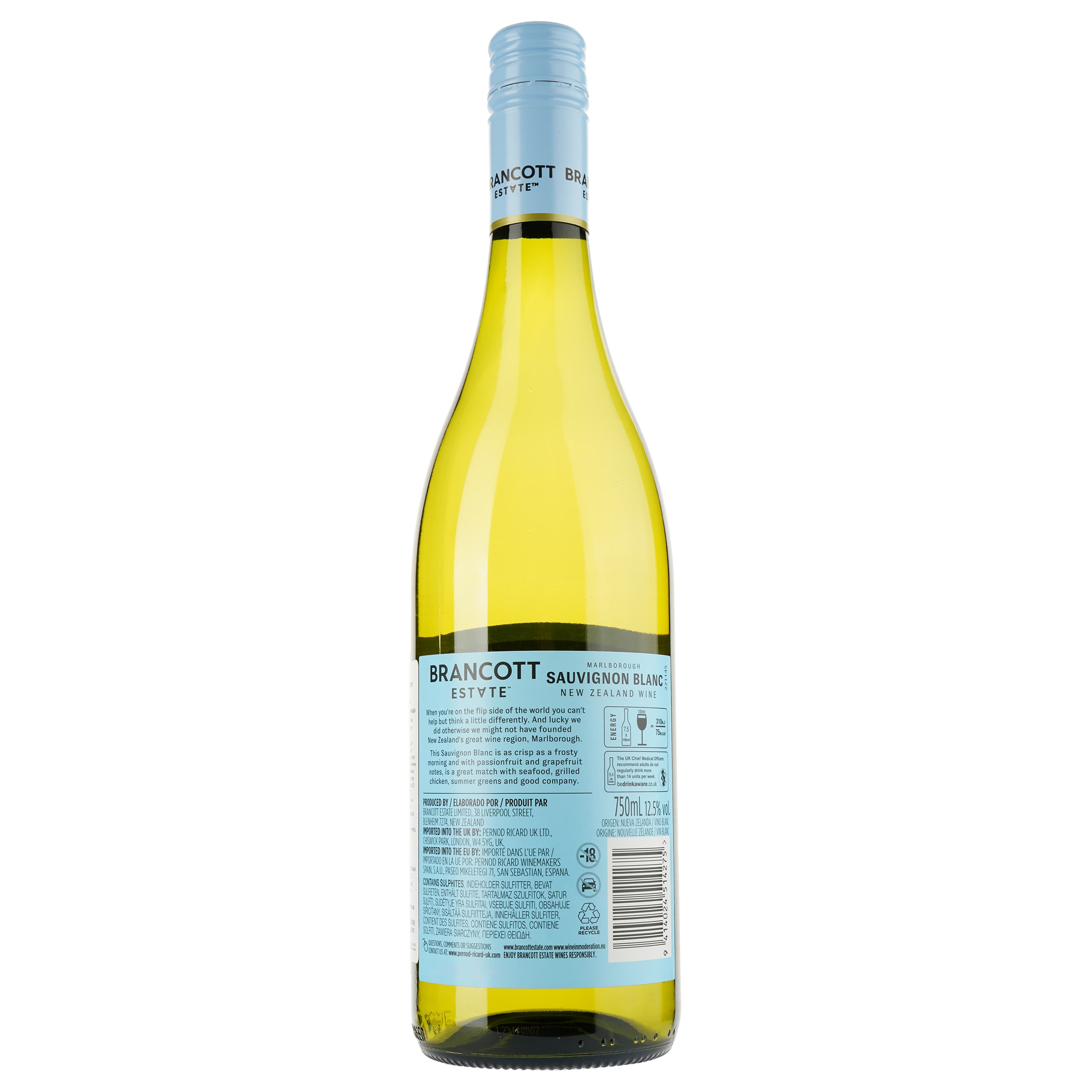 Упаковка вина Brancott Estate Marlborough Sauvignon Blanc біле сухе 4.5 л (0.75 л x 6 шт.)