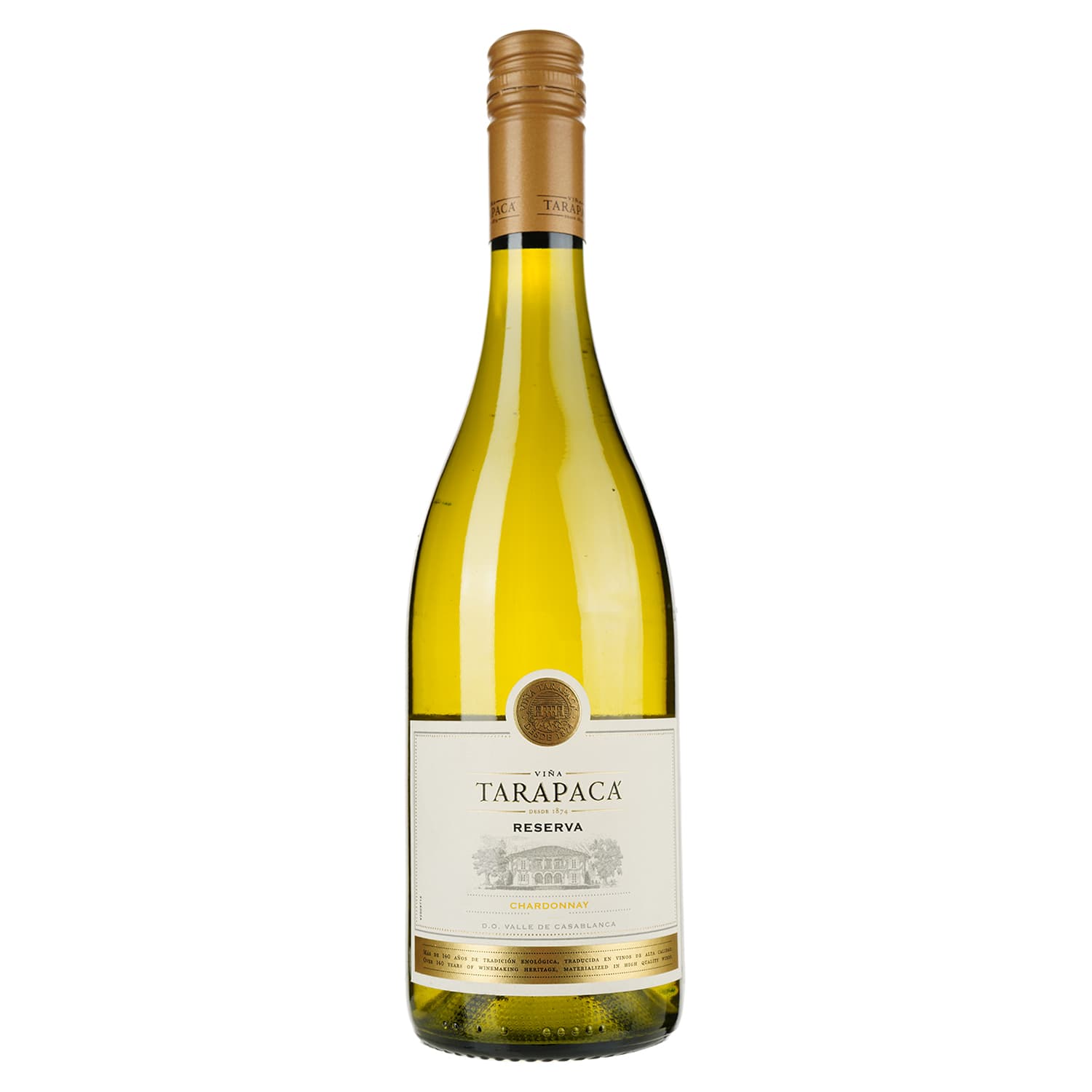 Вино Tarapaca Chardonnay Reserva, біле, сухе, 12,5%, 0,75 л (21433)