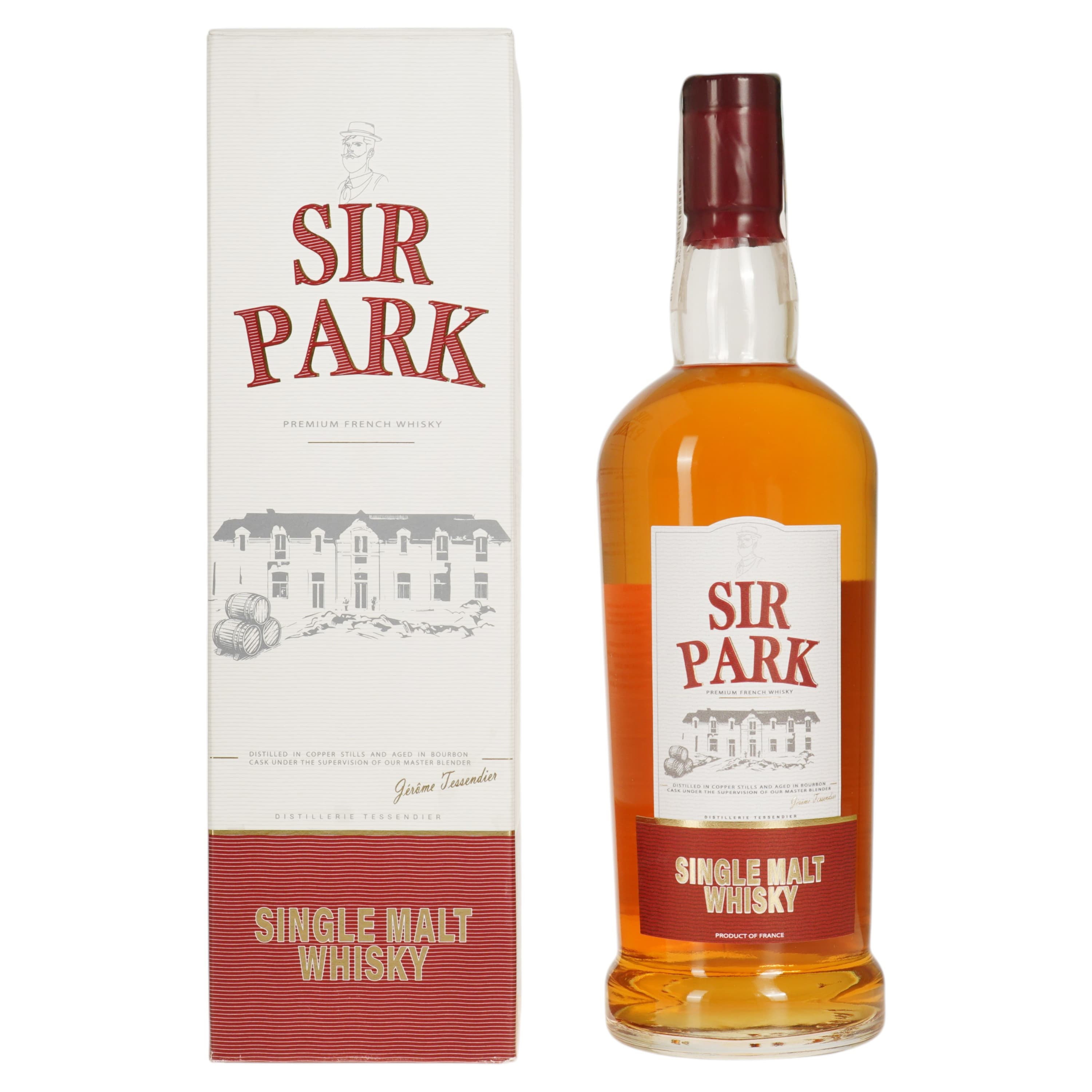 Віскі Sir Park Single Malt 40% 0.7/6 Франція в сув.коробці