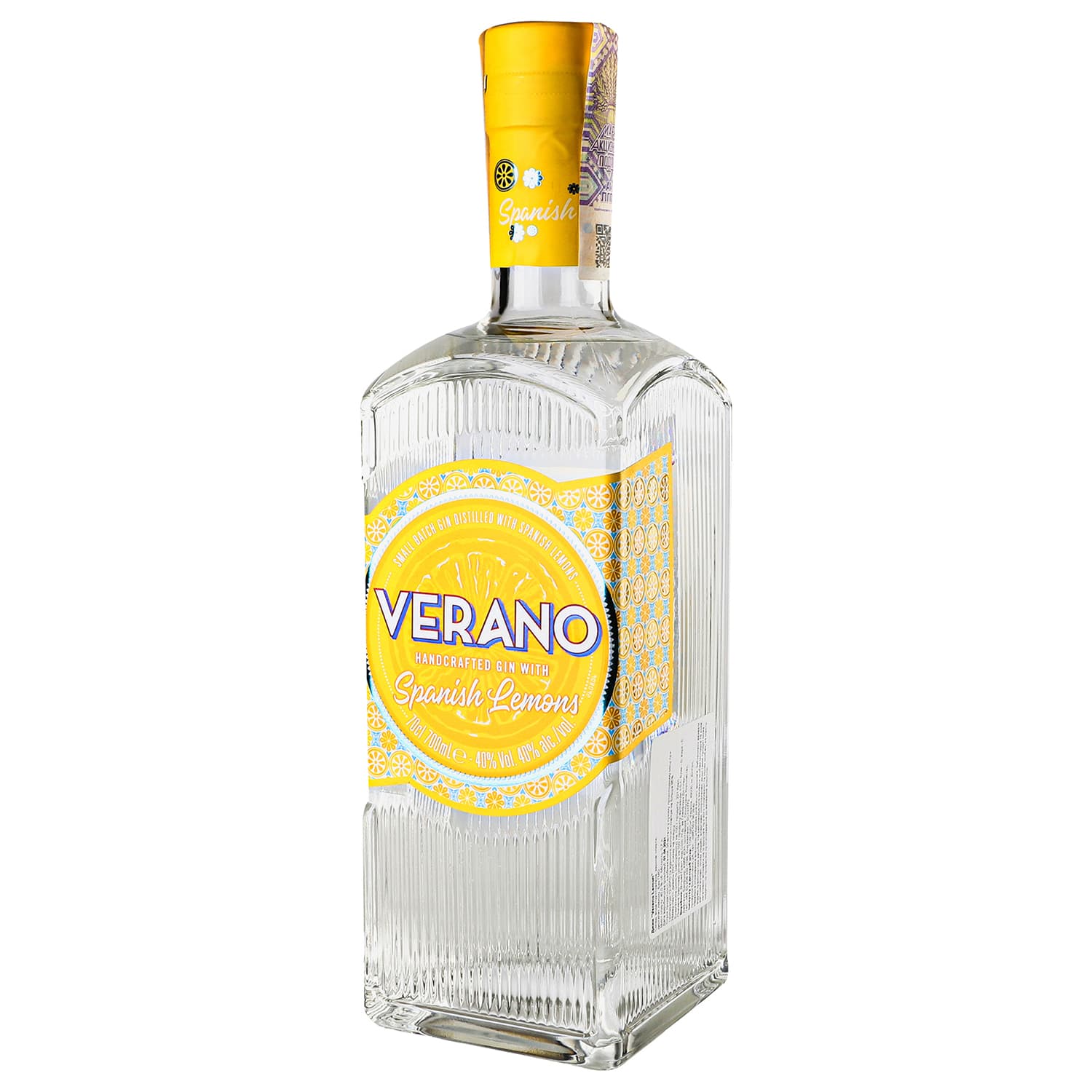 Джин Verano Spanish Lemon, 40%, 0,7 л
