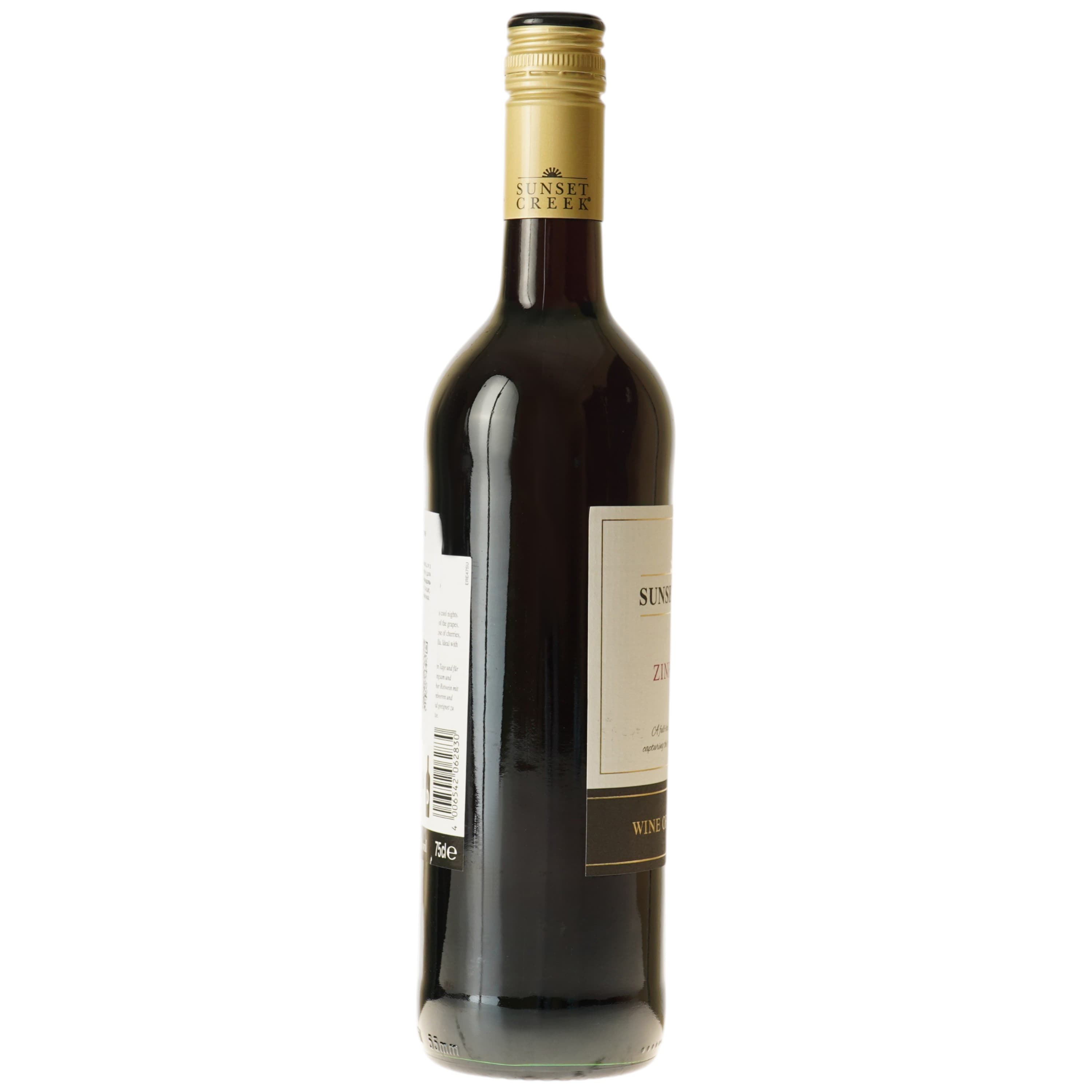 Вино Sunset Creek Zinfandel California червоне сухе 0.75 л