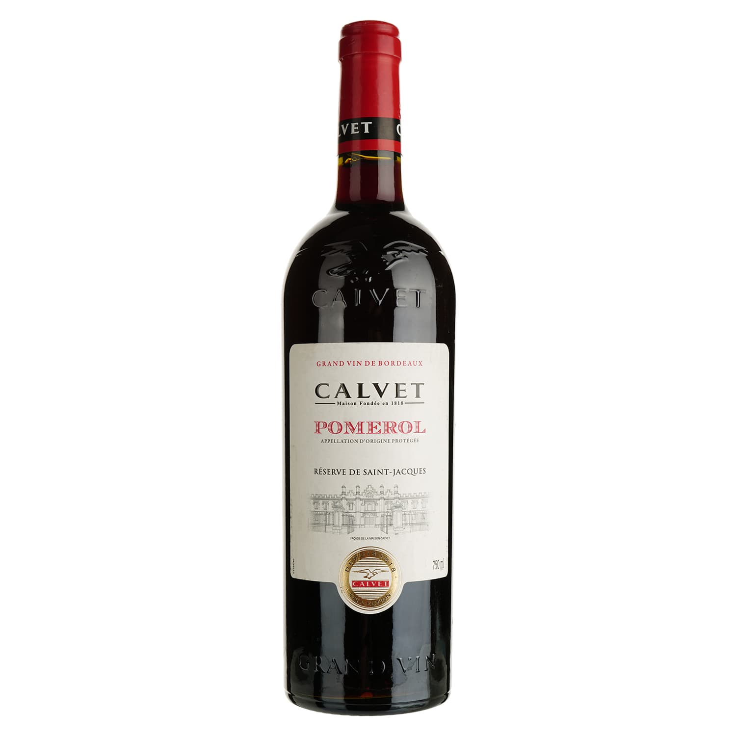 Вино Calvet Collection Reserve de St.Jacques Pomerol AOC червоне сухе 0.75 л