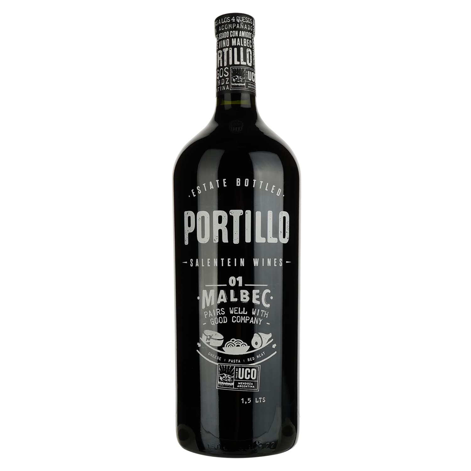 Вино Portillo Malbec червоне сухе 1.5 л