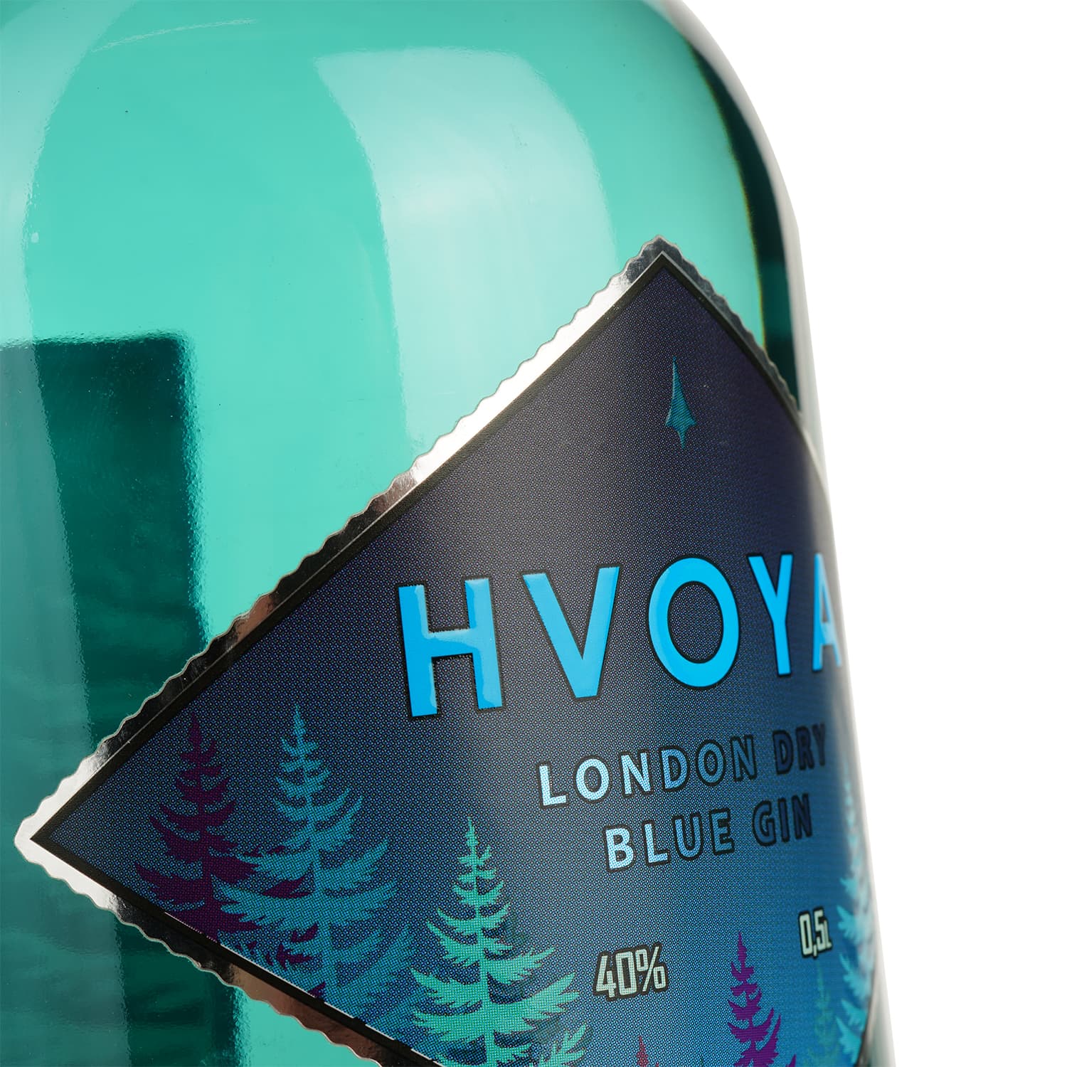 Джин Hvoya London Dry Blue 40% 0.5 л
