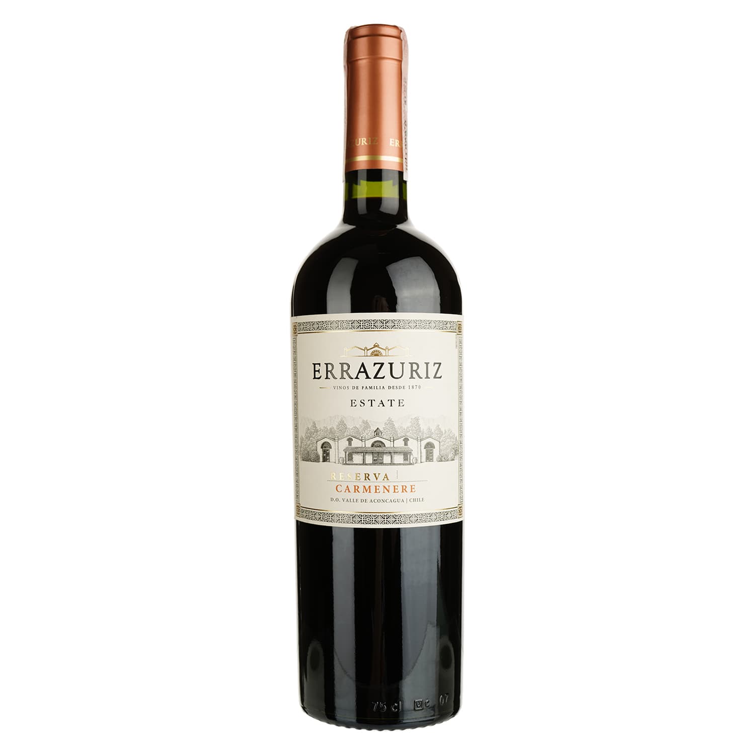 Вино Errazuriz Estate Carmenere, червоне, сухе, 13,5%, 0,75 л
