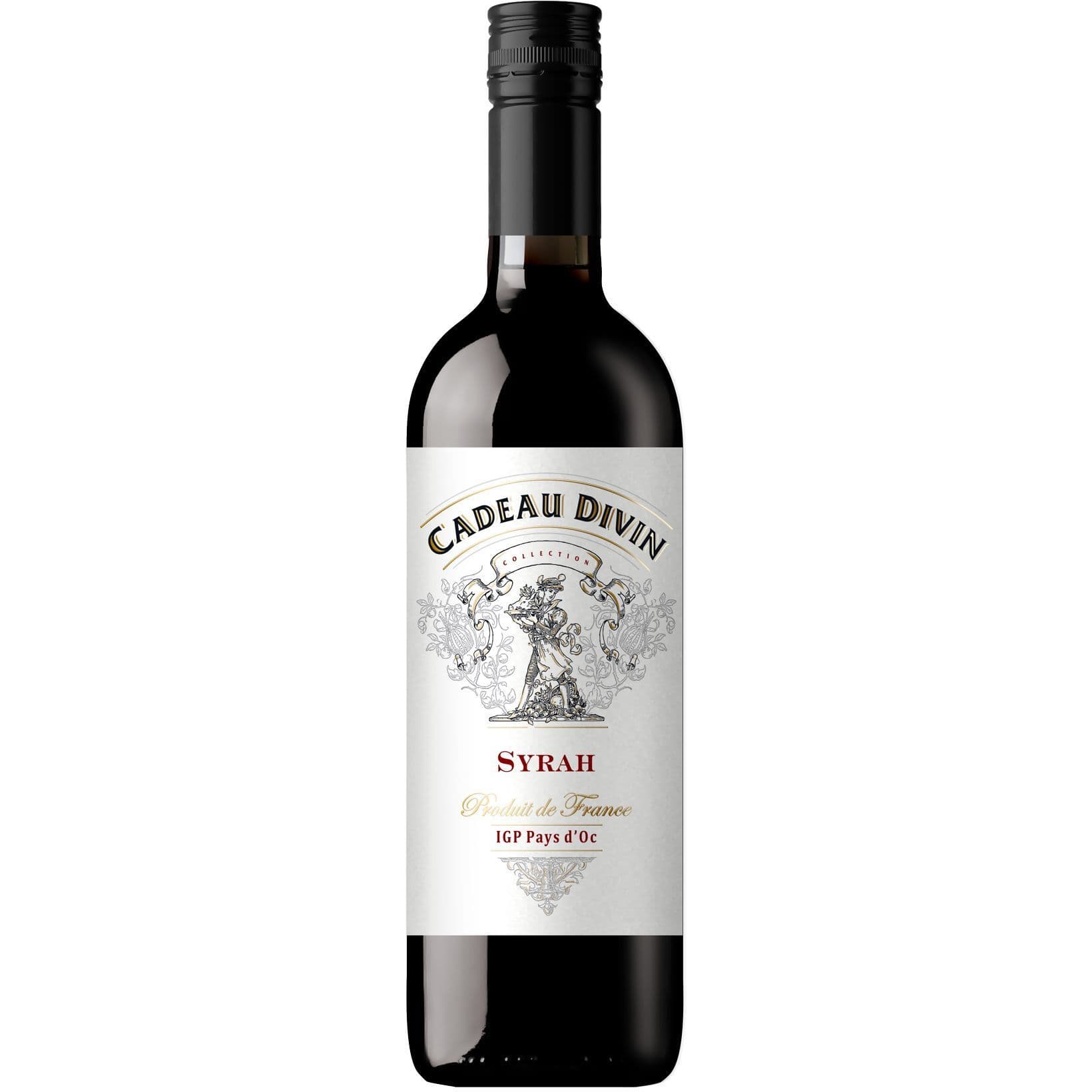 Вино Cadeau Divin Syrah IGP Pays d'Oc червоне сухе 0.75 л