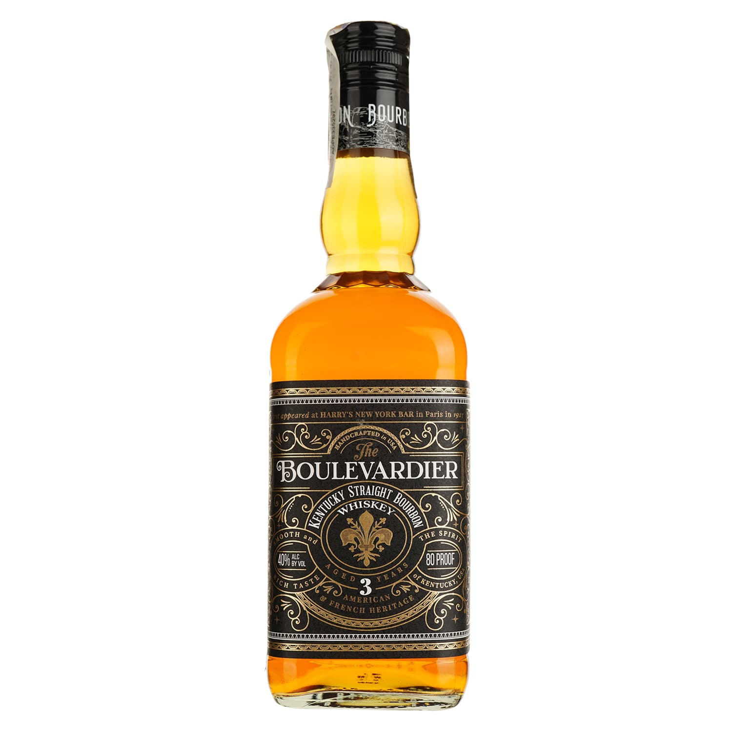 Віскі Boulevardier 3 yo Kentucky Straight Bourbon Whiskey 40% 0.7 л
