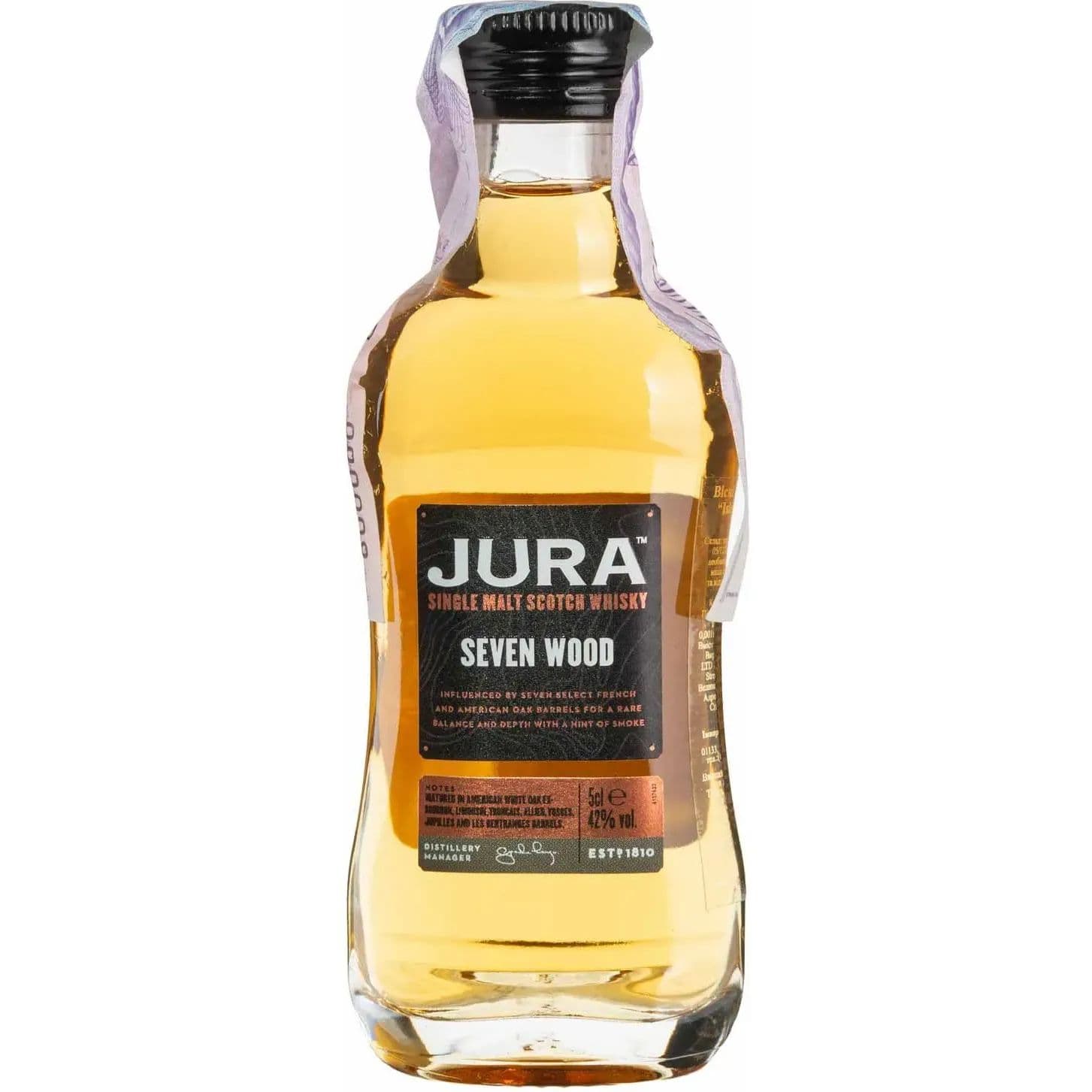 Віскі Jura Seven Wood Single Malt Scotch Whisky 42% 0.05 л