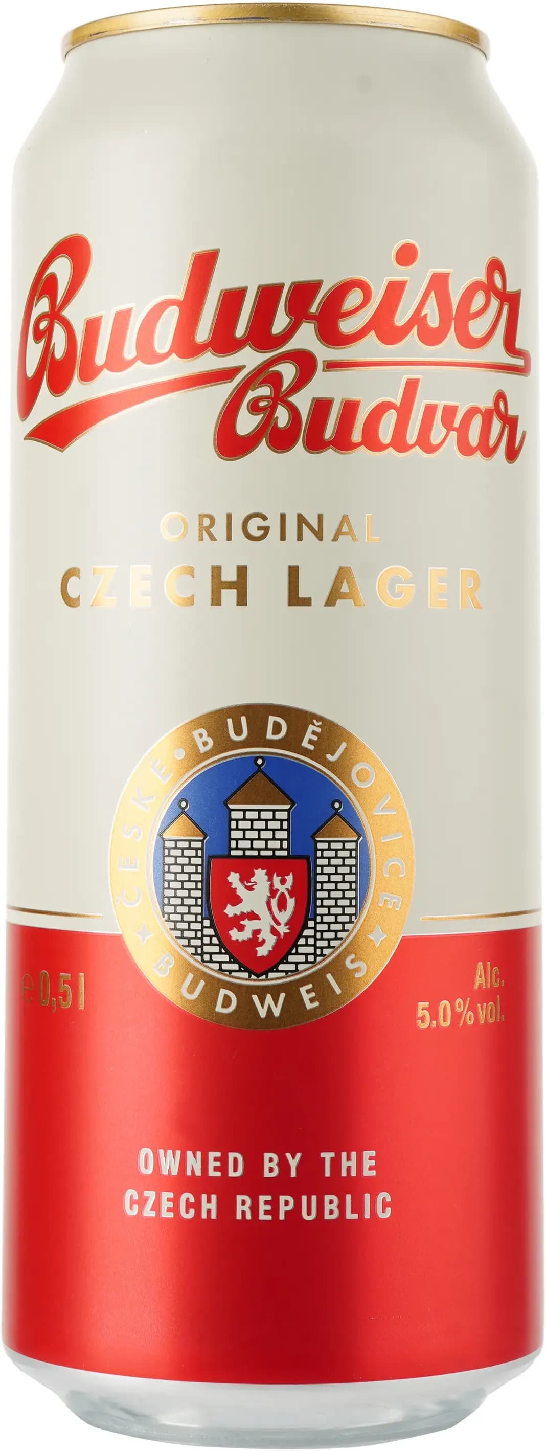 Набiр пива Budweiser Original 5% (8 шт. по 0.5 л з/б) + термосумка