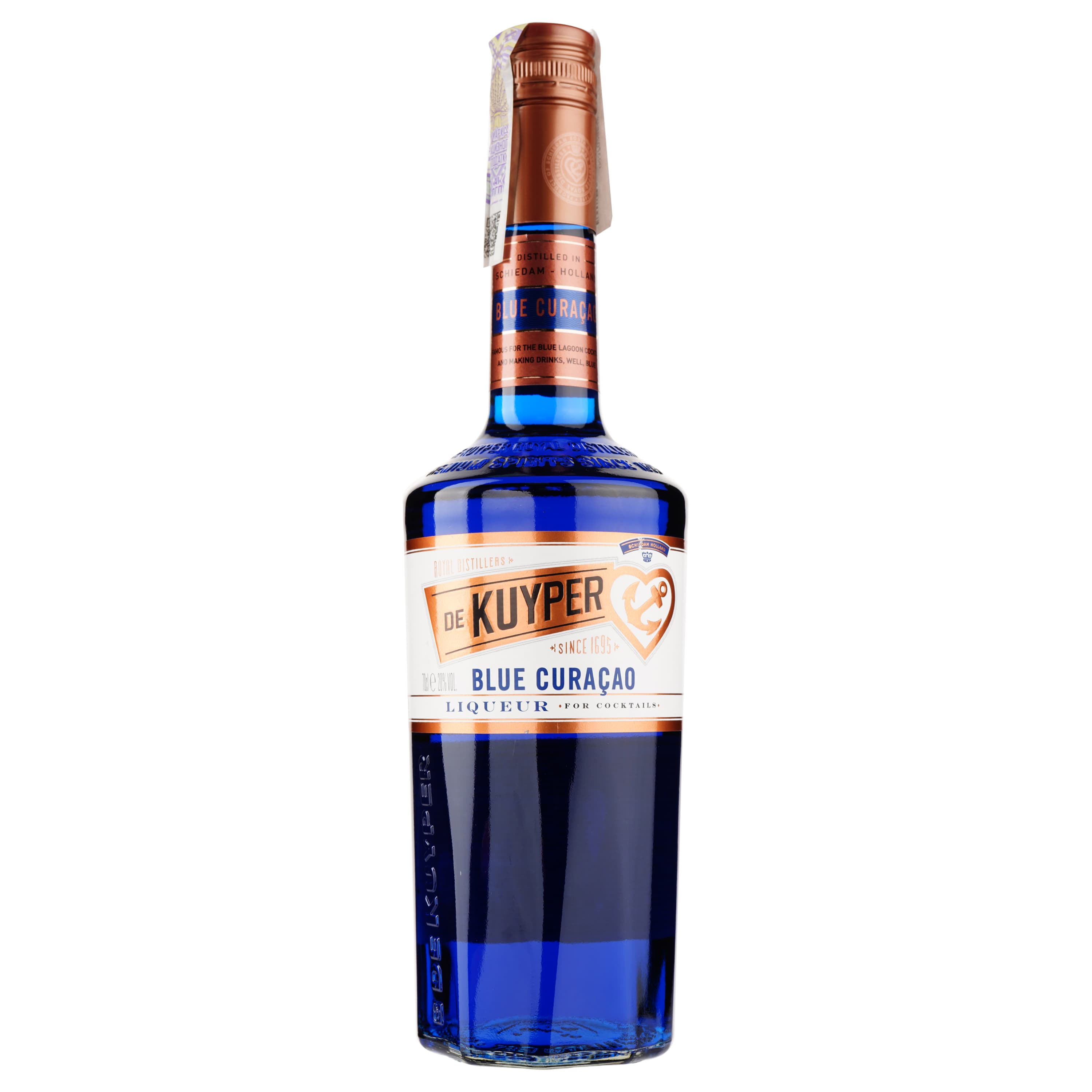 Лікер De Kuyper Blue Curacao, 20%, 0,7 л (76086)