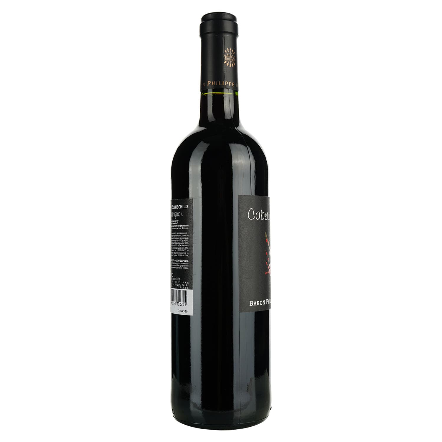 Вино Baron Philippe de Rothschild Cabernet Sauvignon, червоне, сухе, 13,5%, 0,75 л