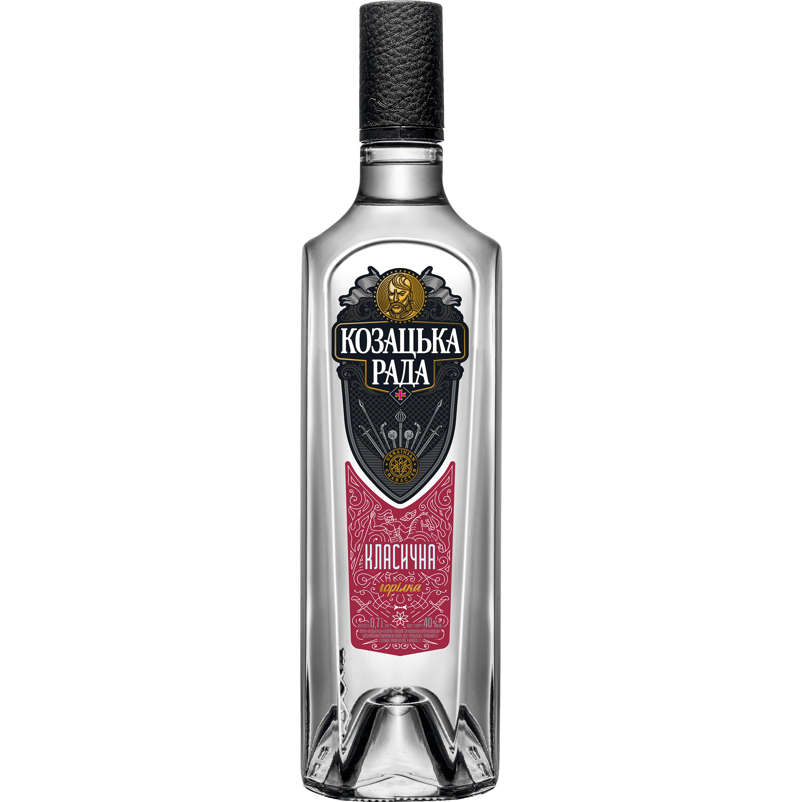 Горілка Козацька Рада Класична 40% 0.7 л