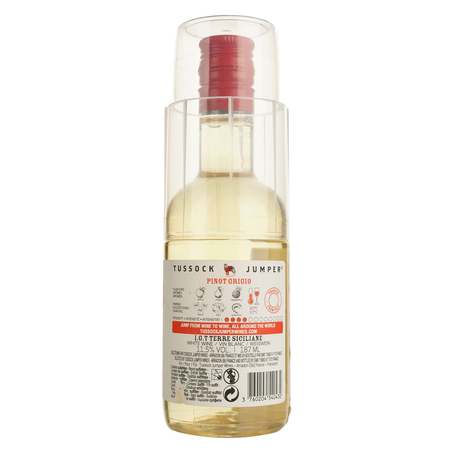 Вино Tussock Jumper Pinot Grigio DOC Dellle Venezie біле сухе 0.187 л