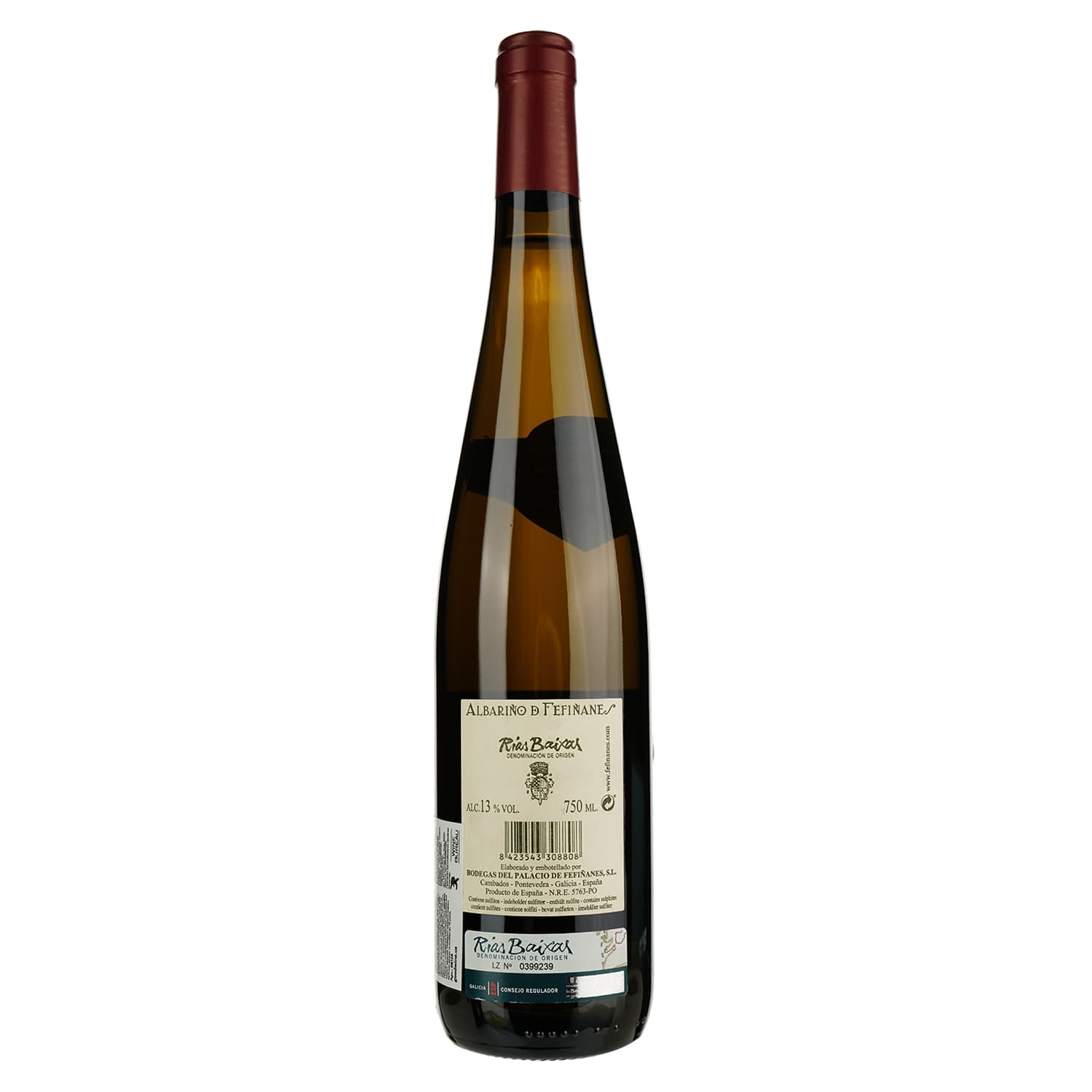 Вино Albarino de Fefinanes, біле, сухе, 13,5%, 0,75 л (8128)