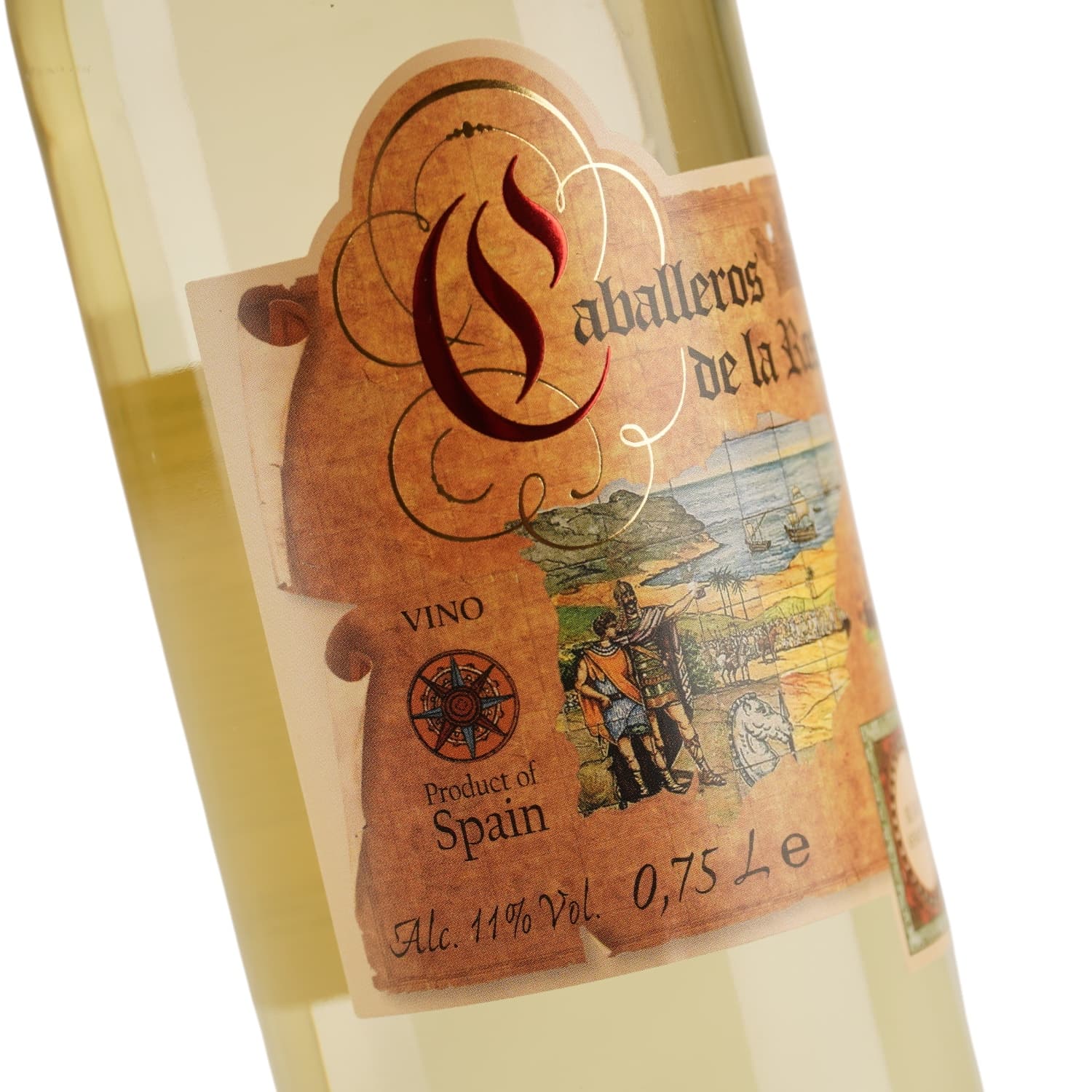 Вино Lozano Caballeros de la Rosa Blanco Semidulce VdE, біле, напівсолодке, 11%, 0,75 л