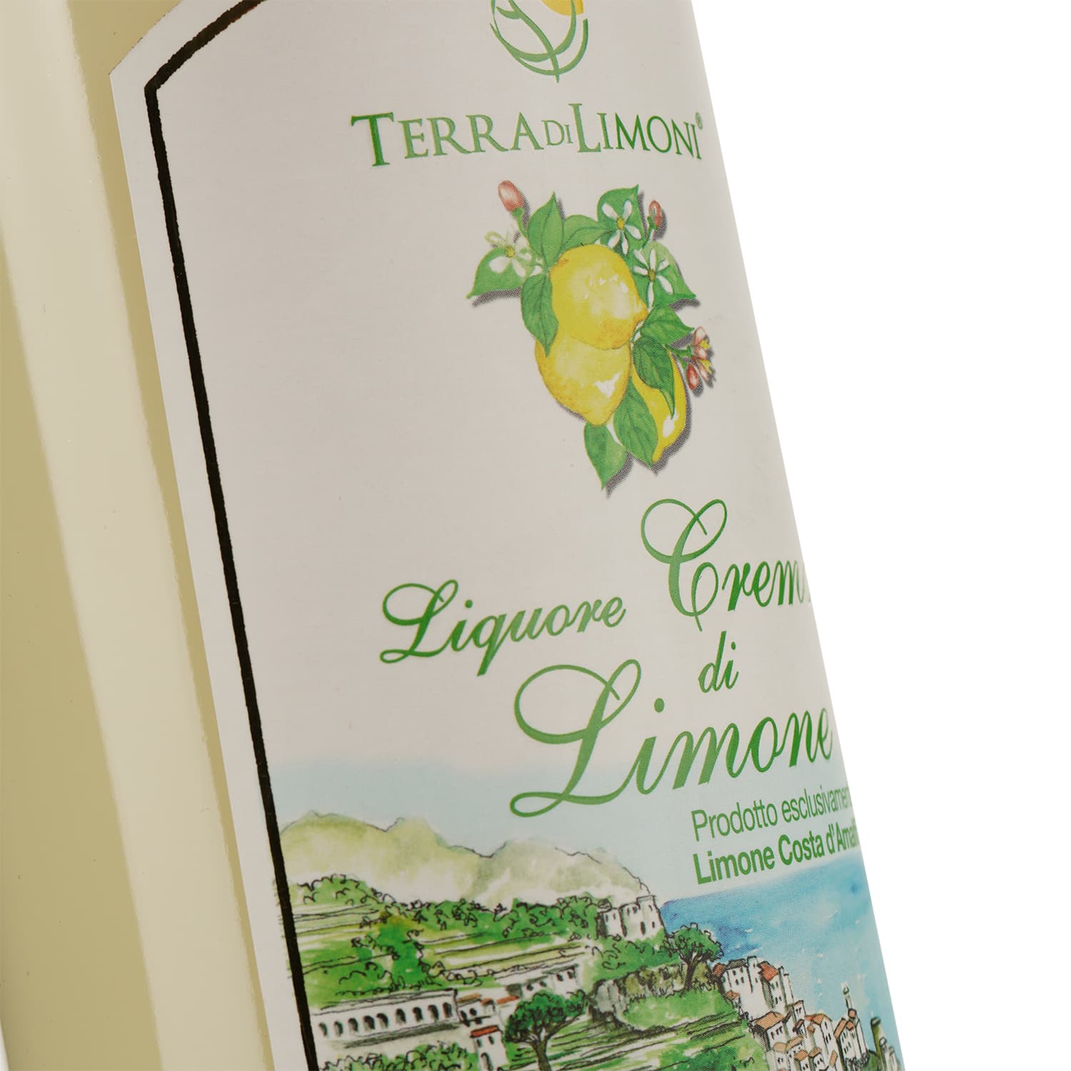 Лікер Terra di Limoni Crema di limoncello Costa d'Amalfi, 17%, 0,7 л (Q5895)