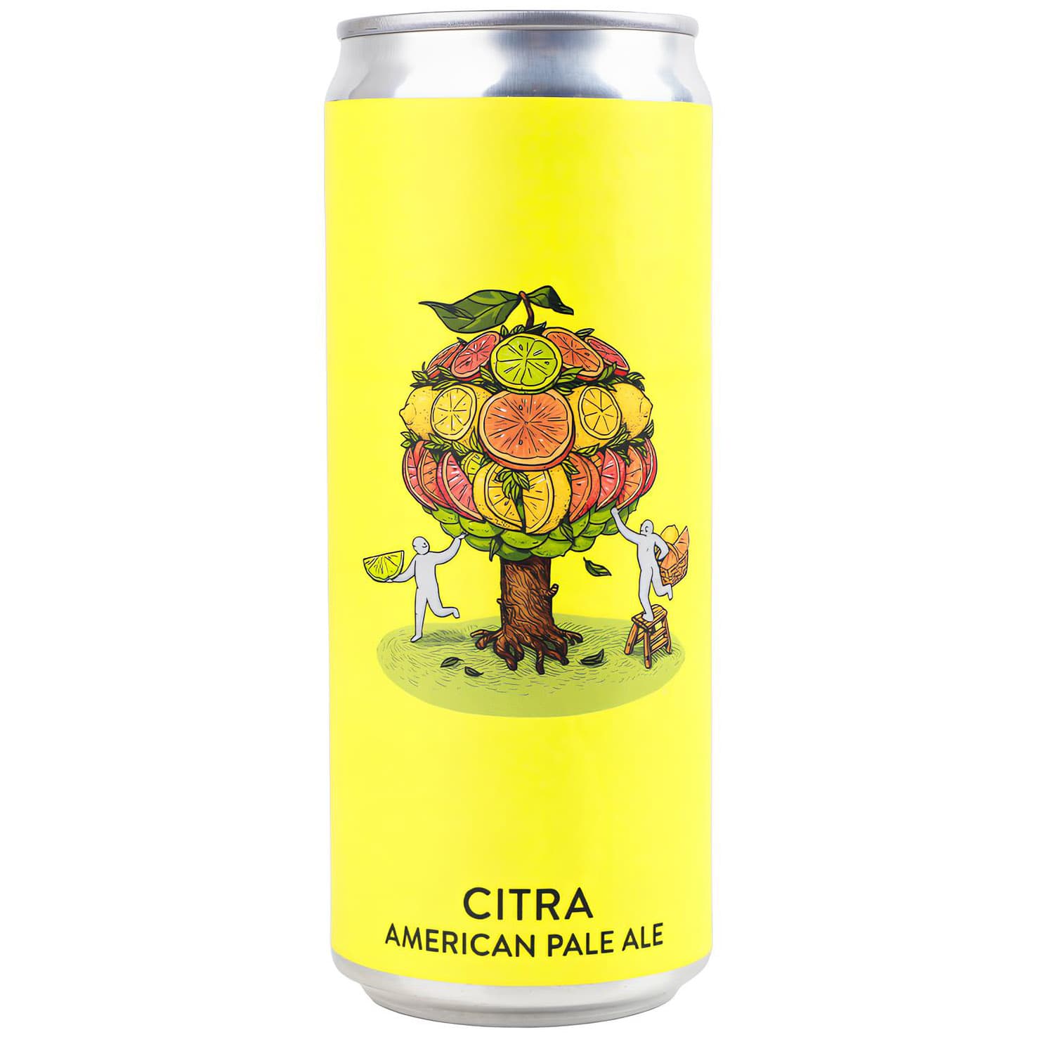 Пиво Varvar Citra American Pale Ale світле нефільтроване 6% 0.33 л з/б