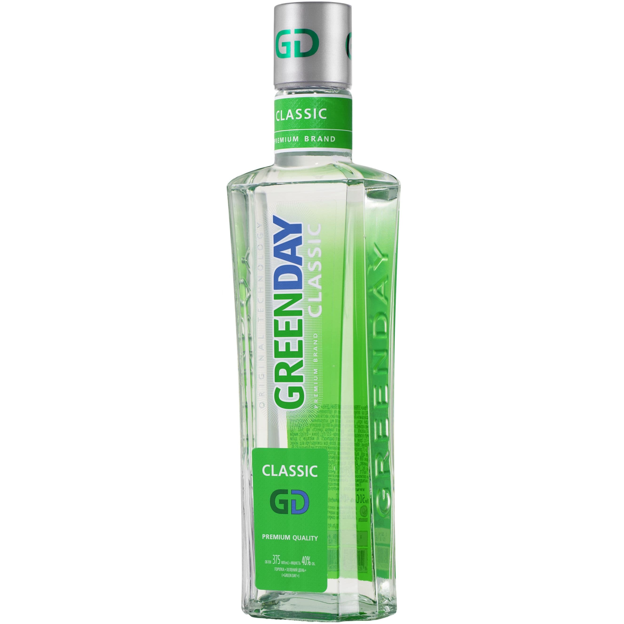 Горілка Green Day 40% 0.375 л