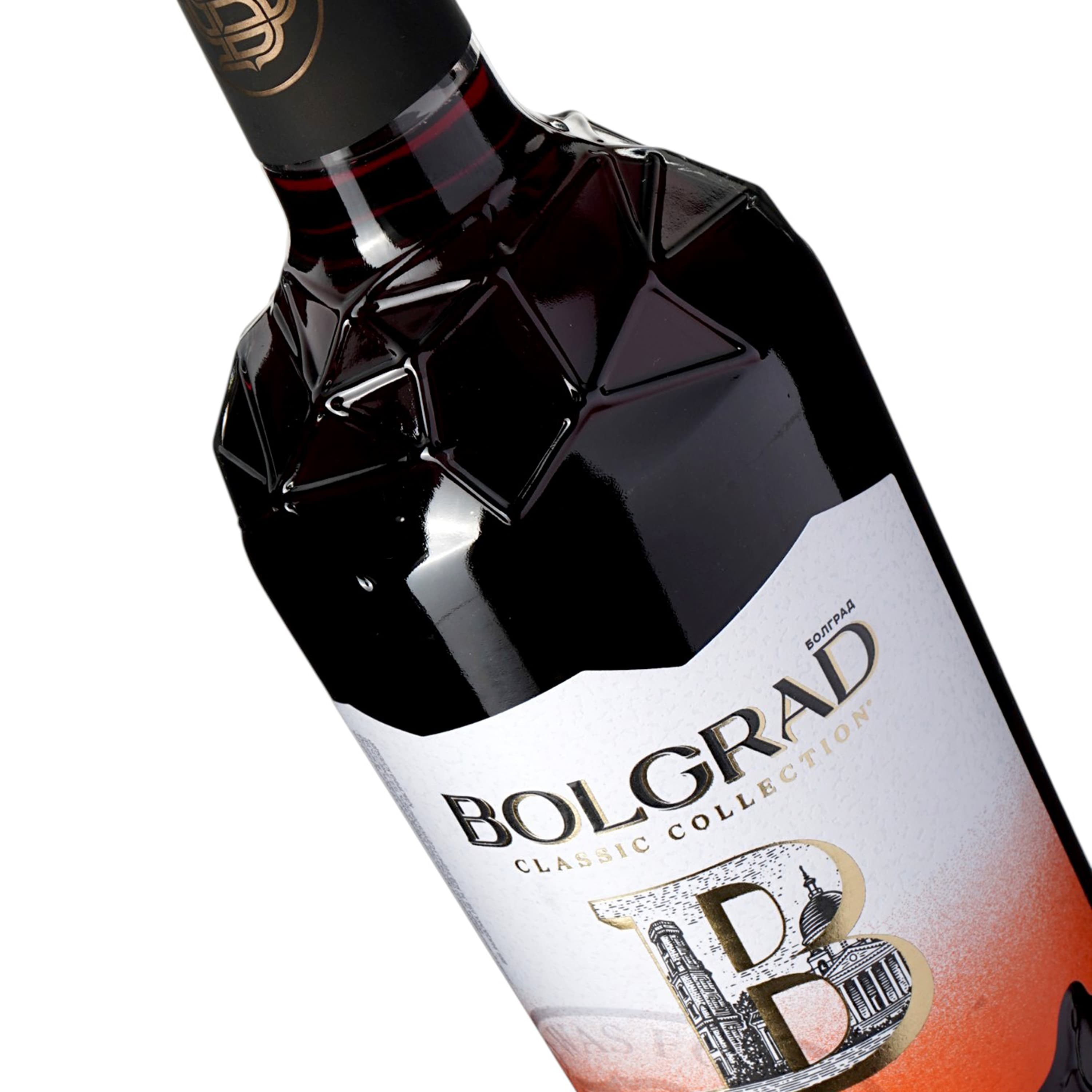 Винний напій Bolgrad червоний напівсолодкий Руж Селект 10% 0.75 л