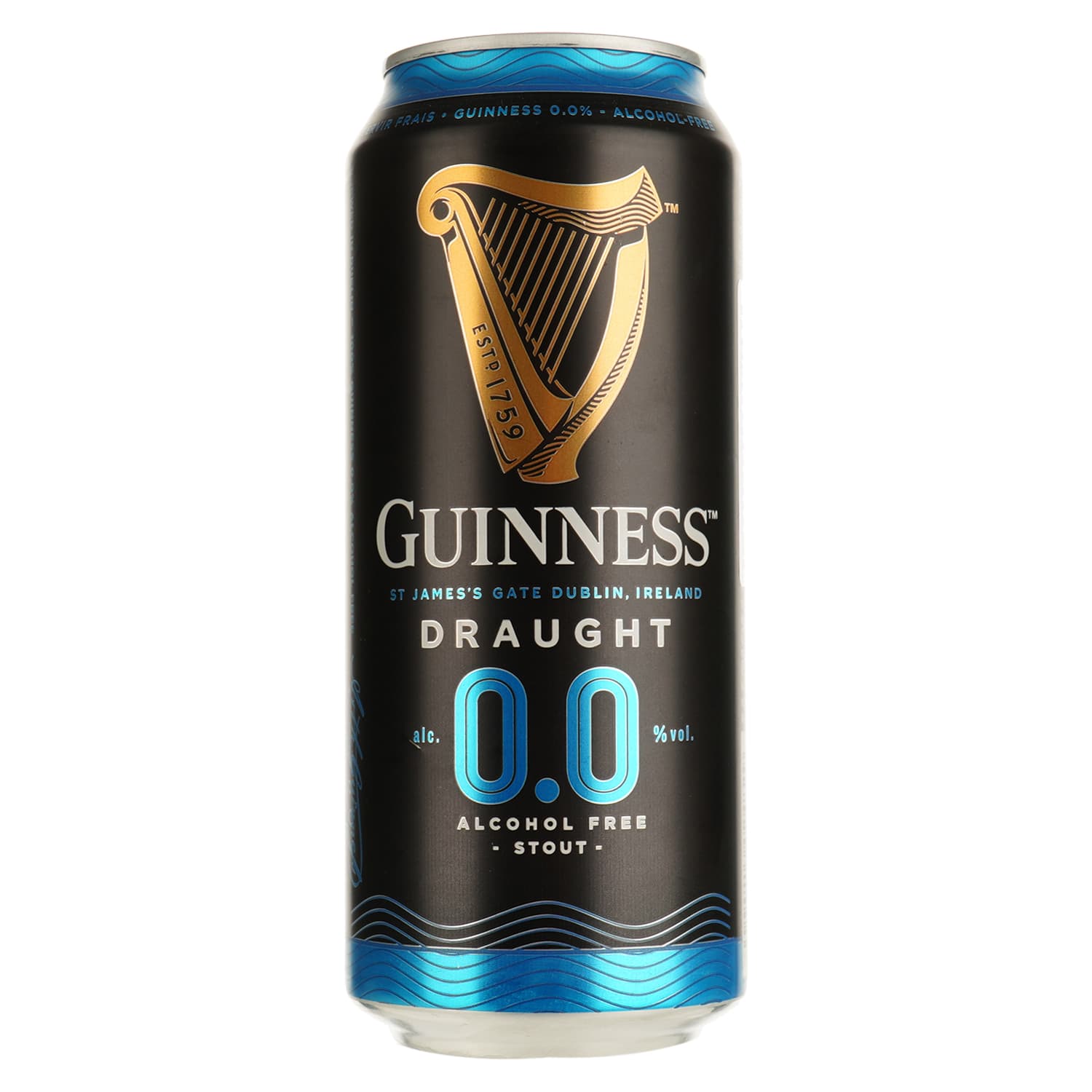 Пиво безалкогольне Guinness Draught темне 0.44 л з/б