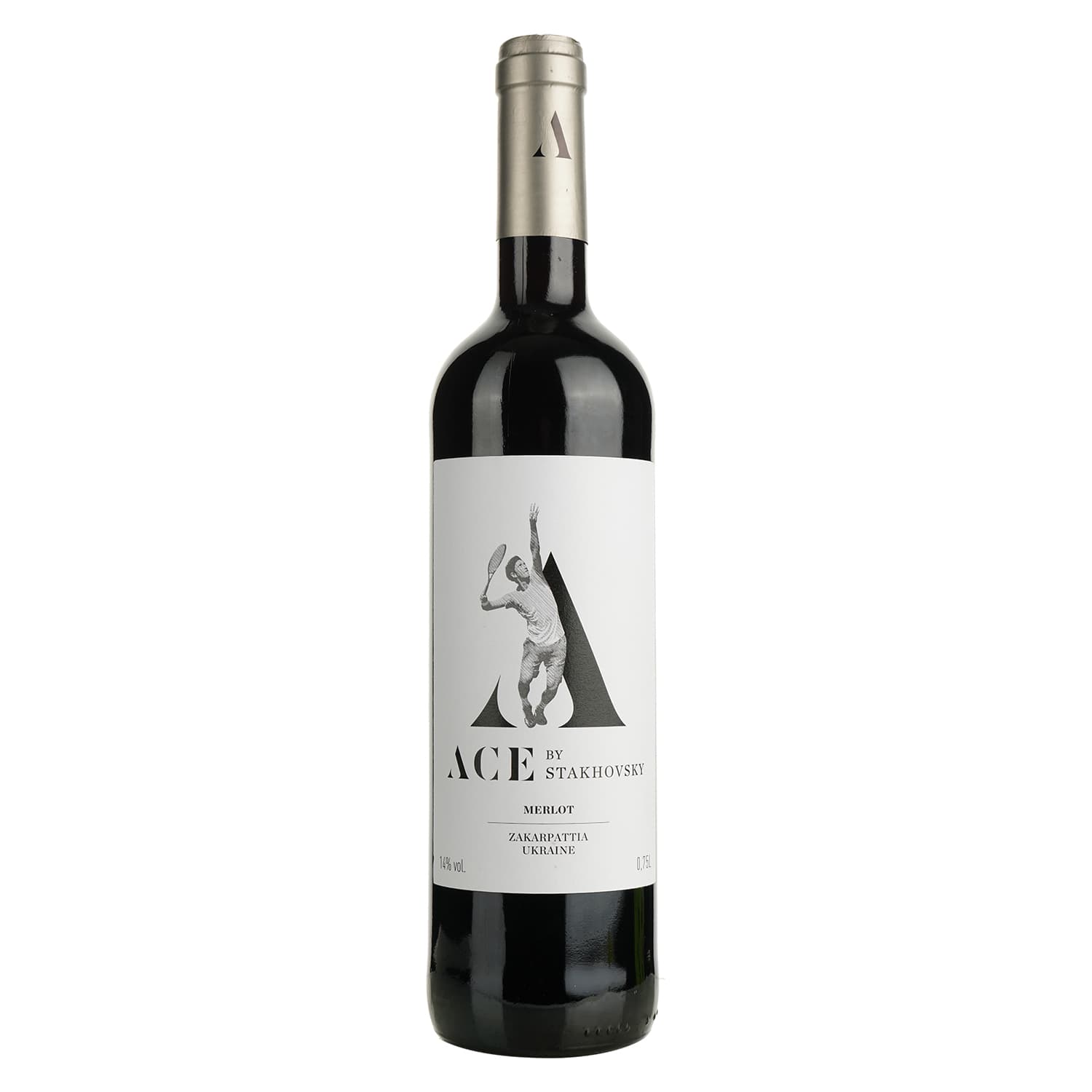 Вино Ase by Stakhovsky Мерло, червоне, сухе, 0,75 л (53343)