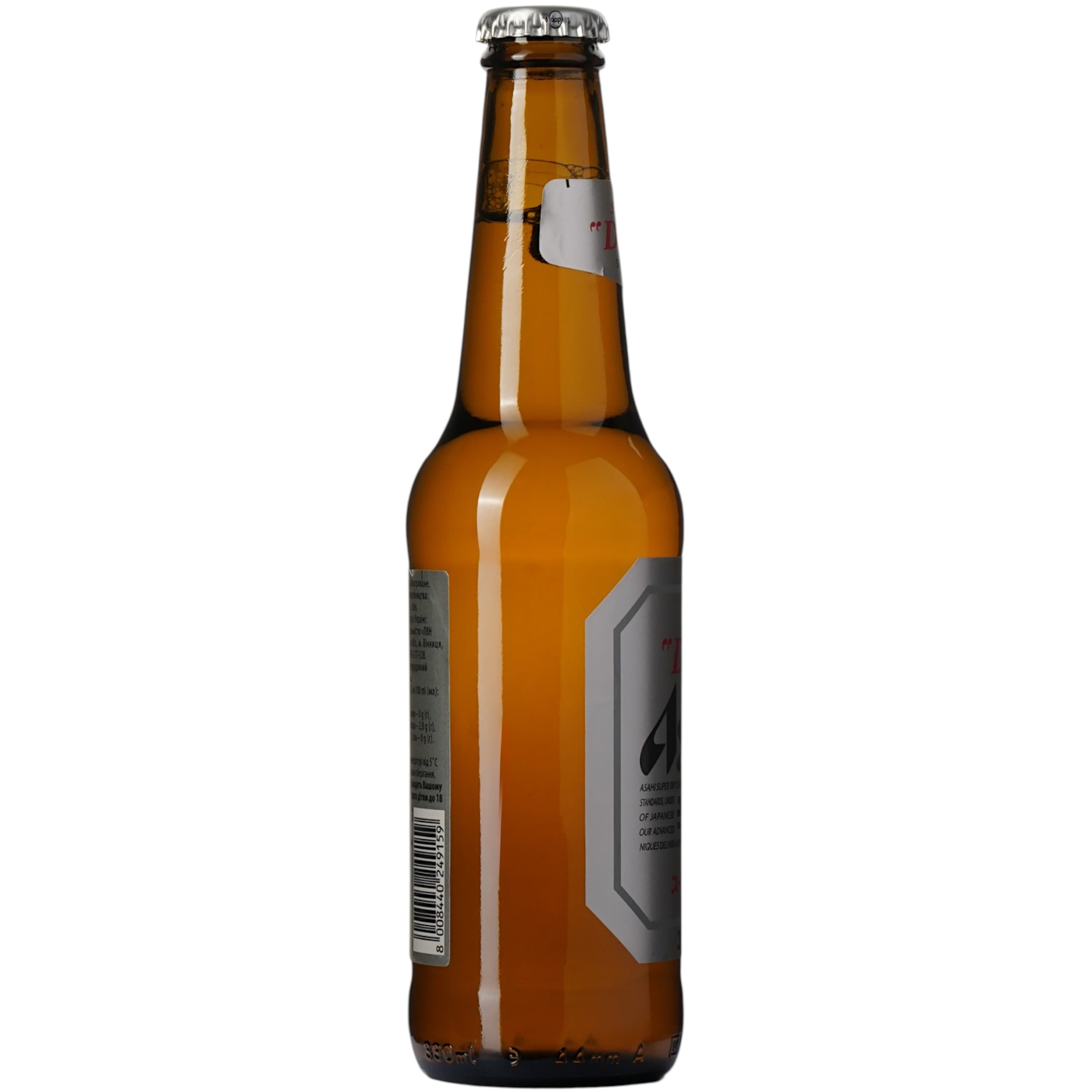 Пиво Asahi Super Dry світле 5.2% 0.33 л