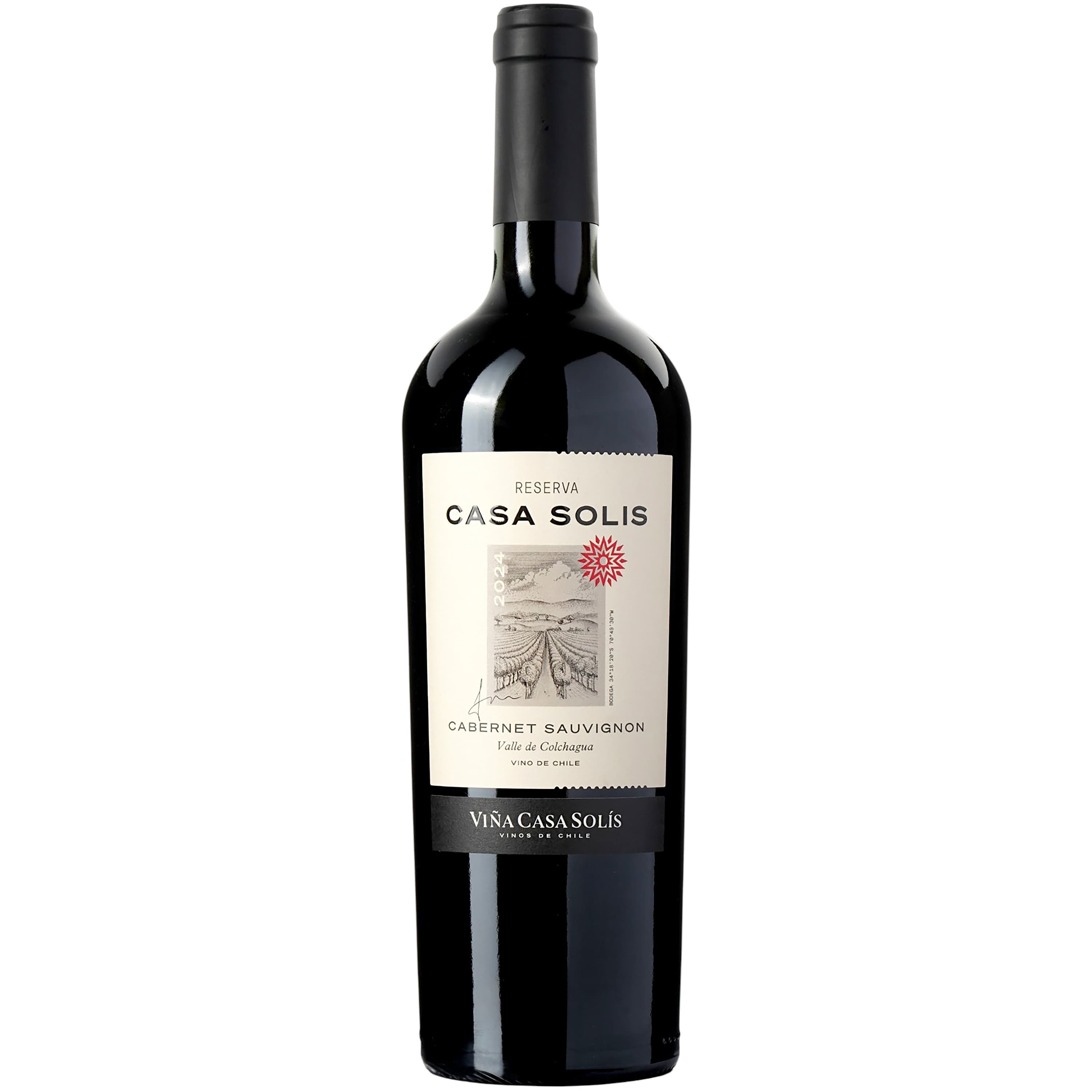 Вино Casa Solis Cabernet Sauvignon Reserva червоне сухе 12.5%, 0.75 л