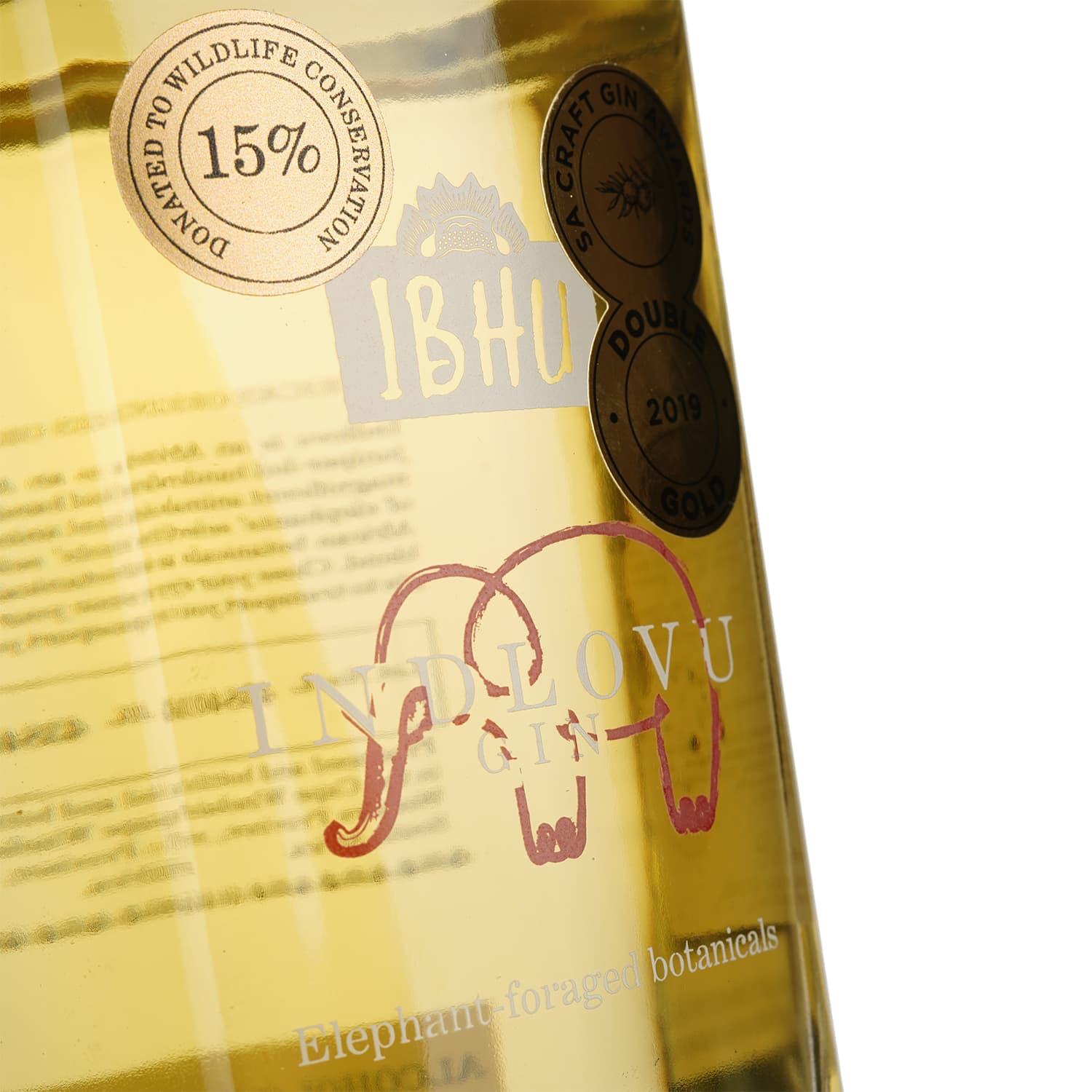 Уцінка. Джин Ibhu Indlovu Elephant-Foraged Botanicals Gin 43% 0.7 л