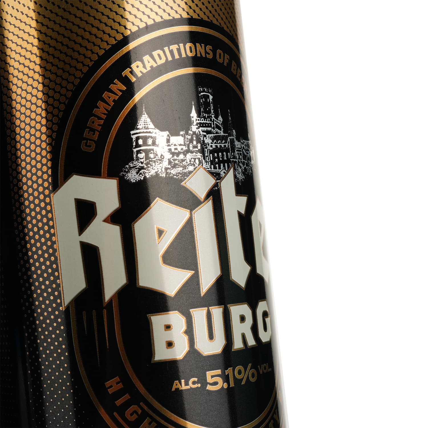 Пиво Reiter Burg Lager Beer світле 5.1% 0.568 л з/б