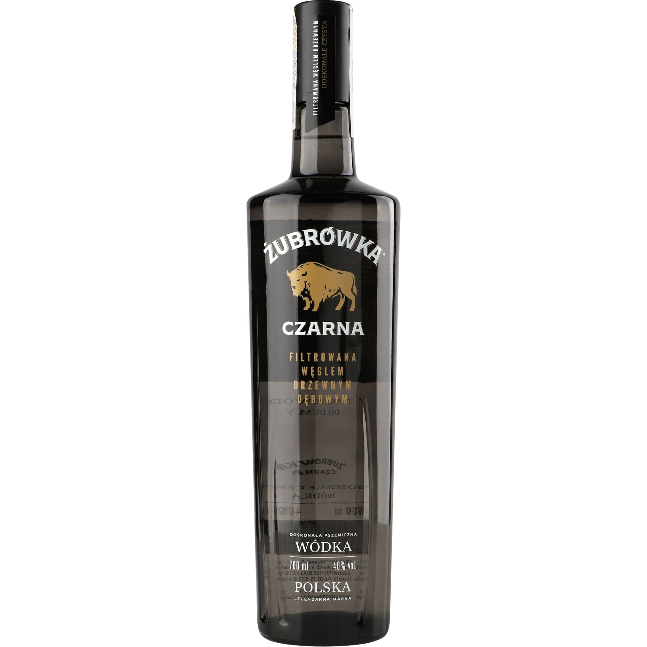 Алкогольний напій Zubrowka Czarna 40% 0.7 л (782839)