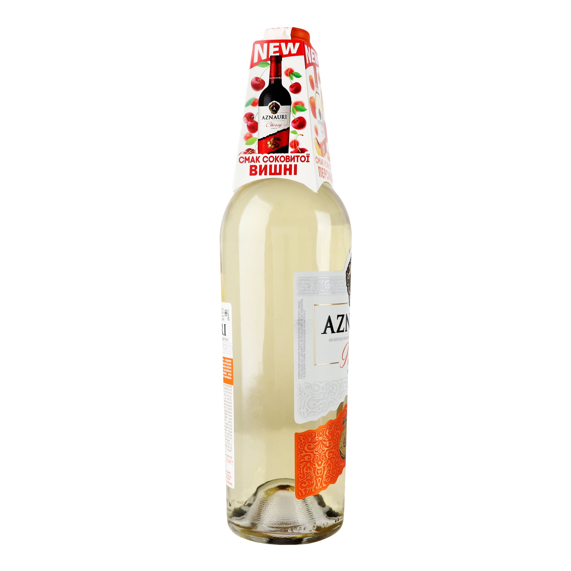 Вино AZNAURI Peach перcик біл н/сол 0.75 л