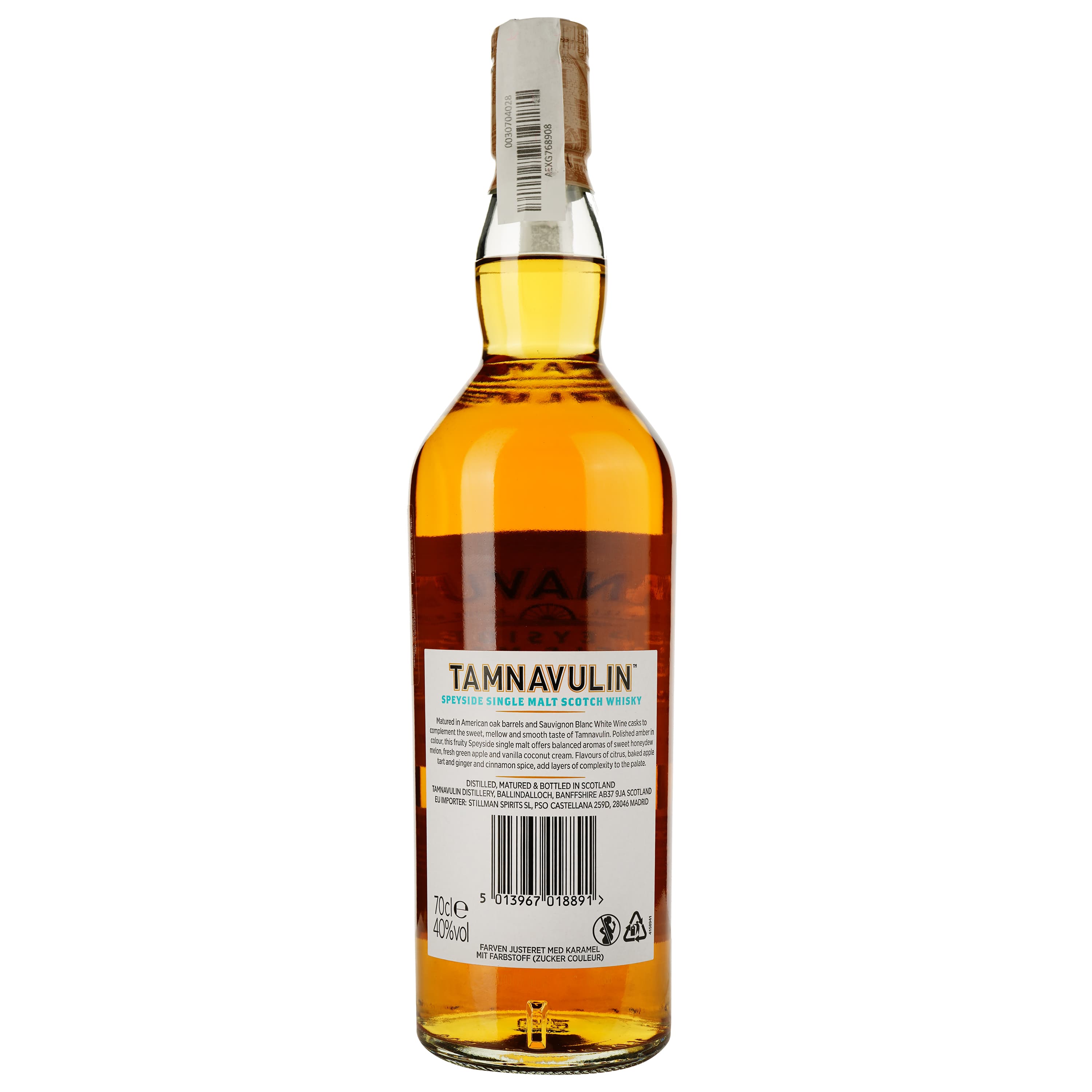 Віскі Tamnavulin Sauvignon Blanc Cask Single Malt Scotch Whisky 40% 0.7 л