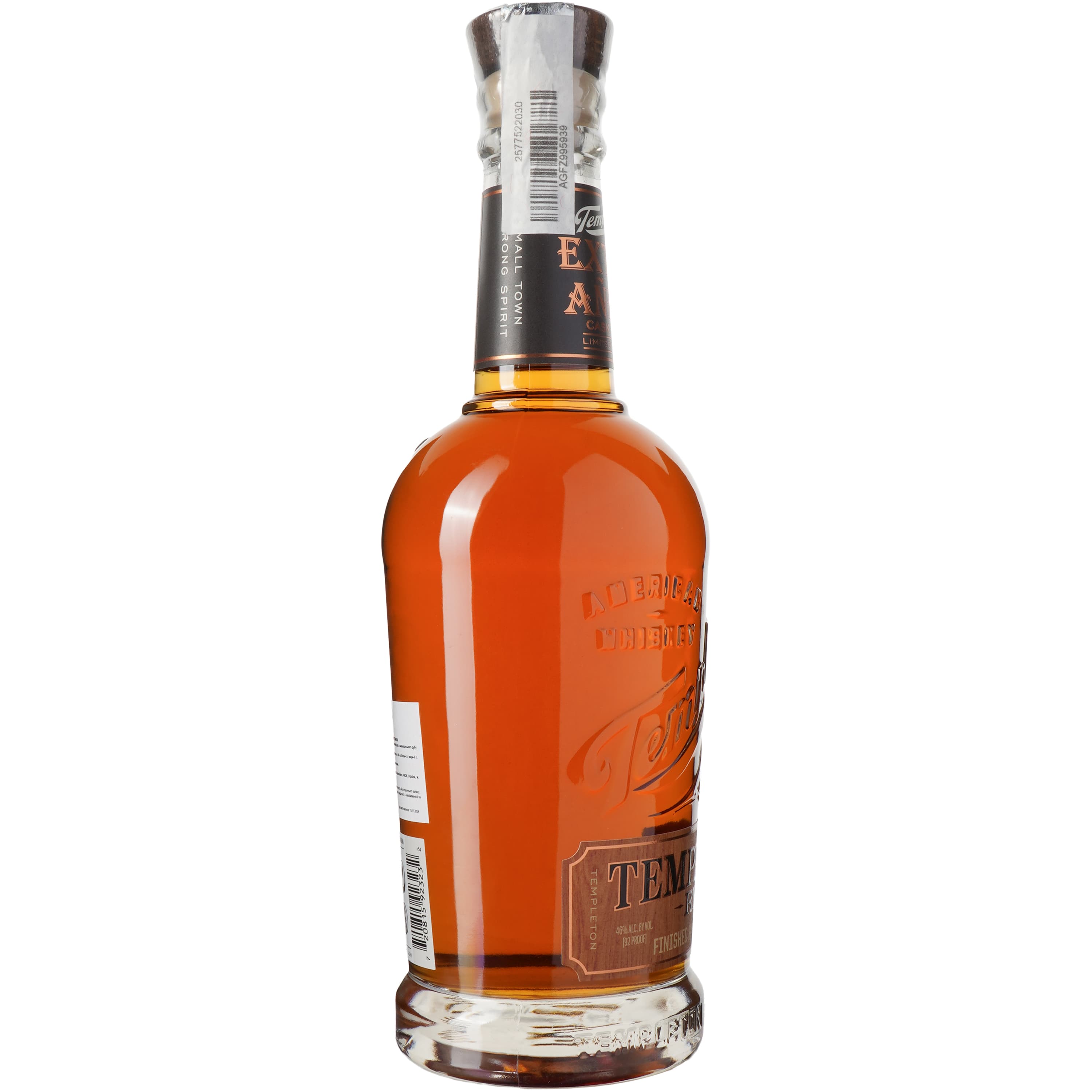 Віскі Templeton Rye Finished in Tequila Casks American Straight Rye Whiskey 46% 0.7 л