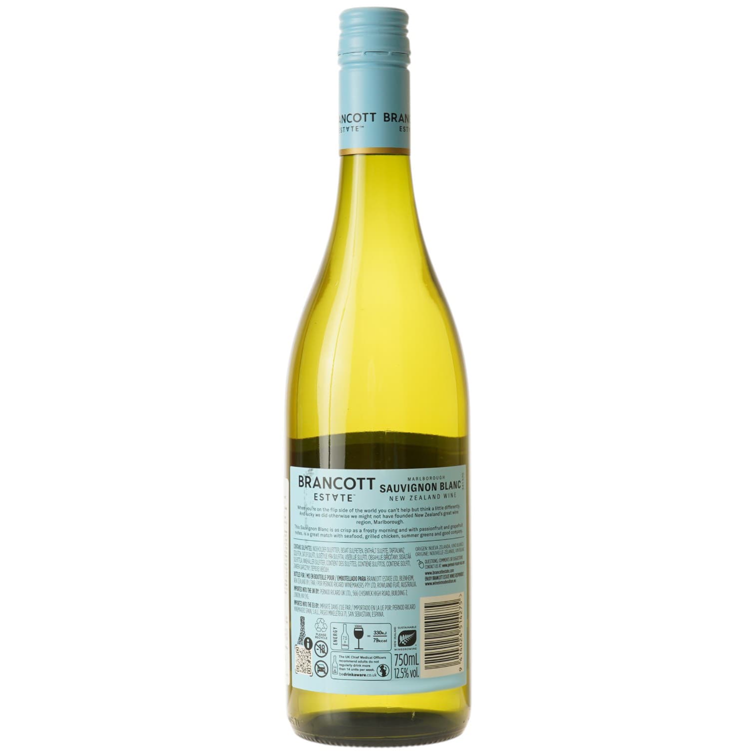 Вино Brancott Estate Marlborough Sauvignon Blanc біле сухе 0.75 л