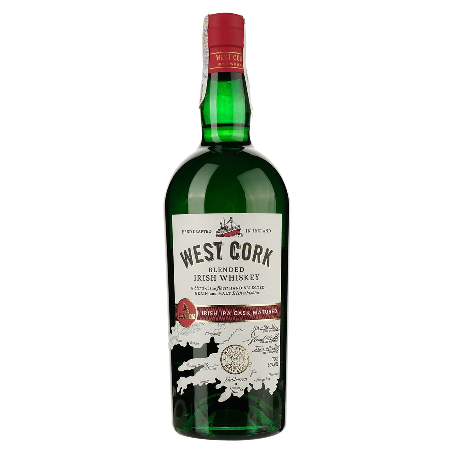 Віскі West Cork IPA Cask Blended Irish Whiskey 40% 0.7 л