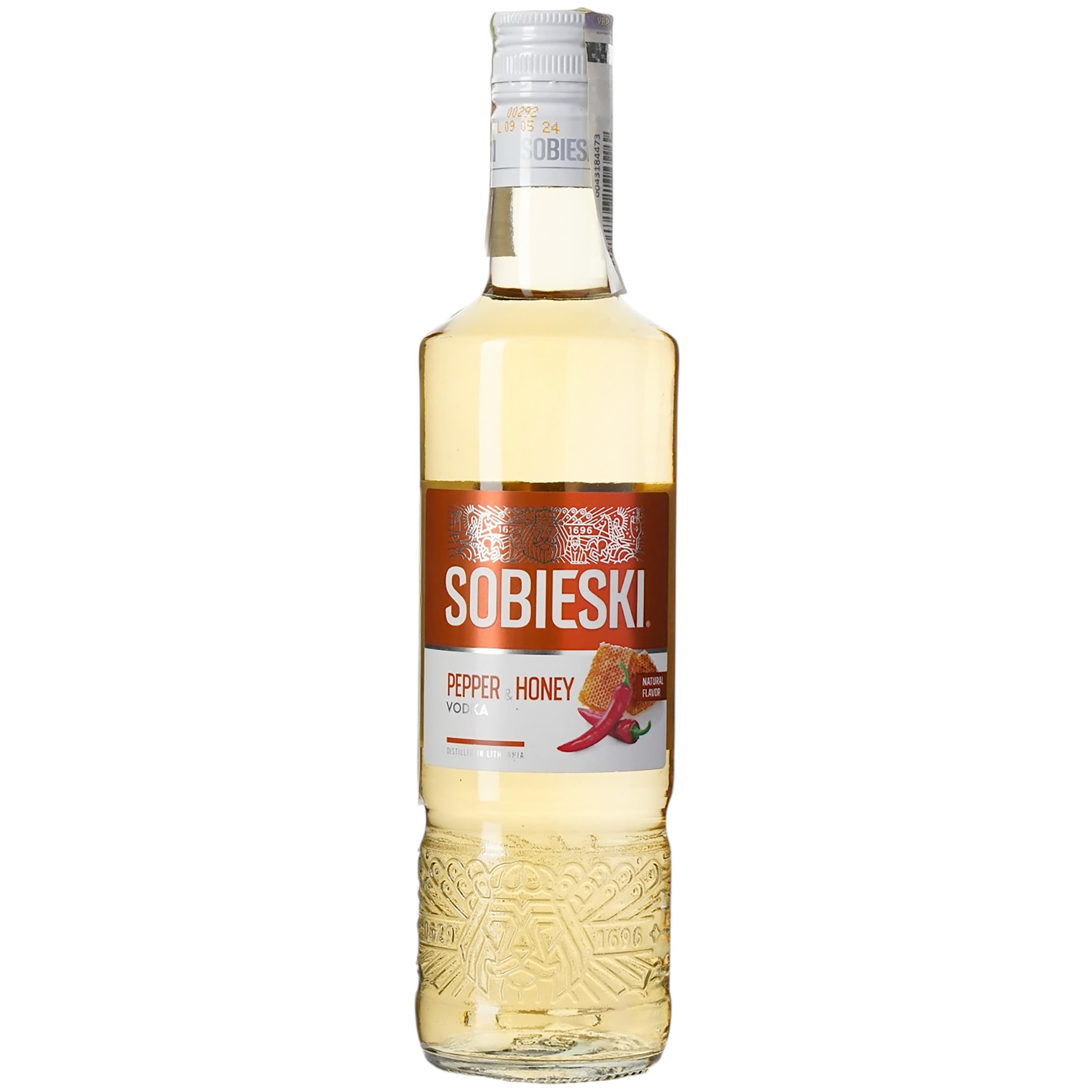 Спиртний напій Sobieski Pepper and Honey 40% 0.5 л (4770053221832)