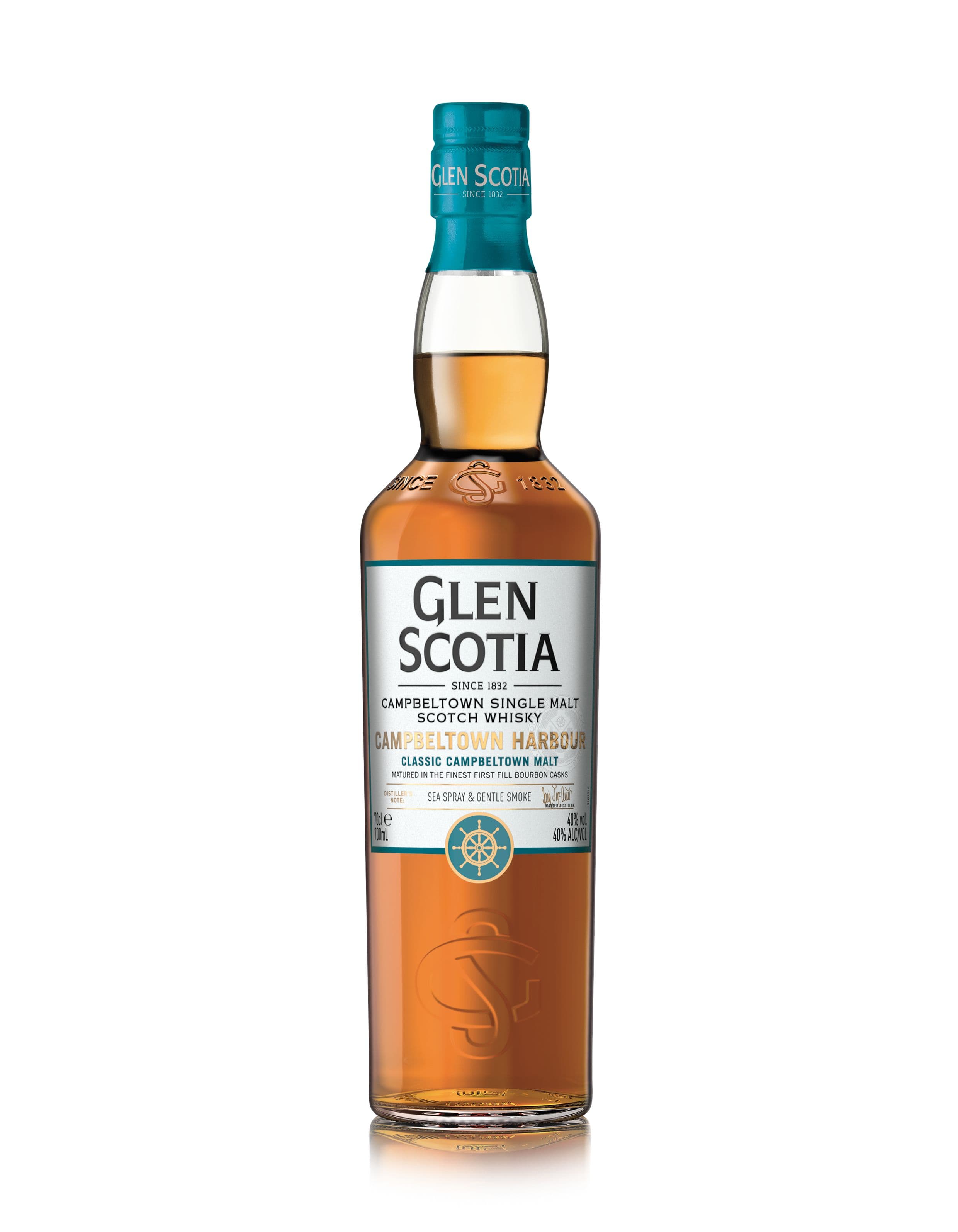 Віскі Glen Scotia Campbeltown Harbour Single Malt Scotch Whisky 40% 0.7 л у подарунковій упаковці