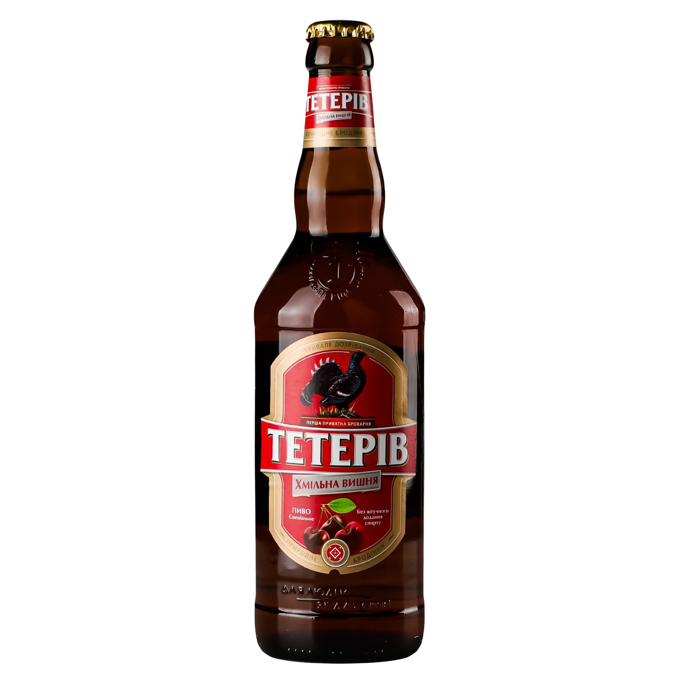 Пиво Тетерів Хмільна вишня, напівтемне, 8%, 0,5 л (770494)