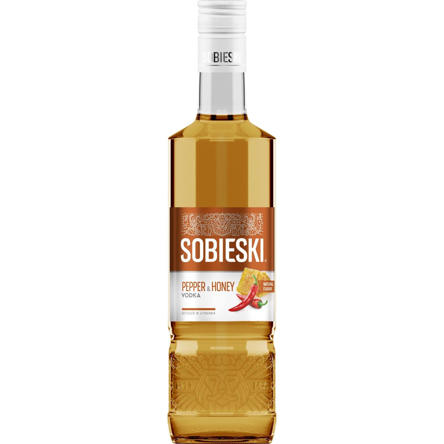 Спиртний напій Sobieski Pepper and Honey 40% 0.5 л (4770053221832)