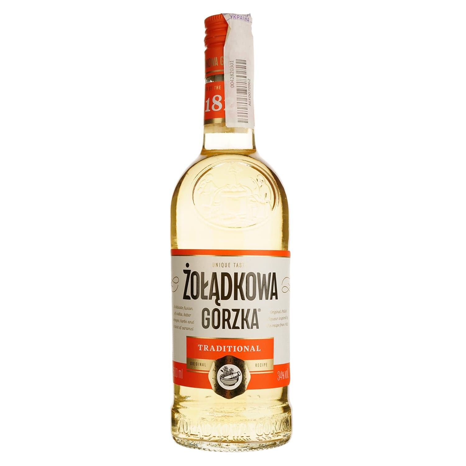 Лікер Zoladkowa Gorzka Traditional 34% 0.5 л
