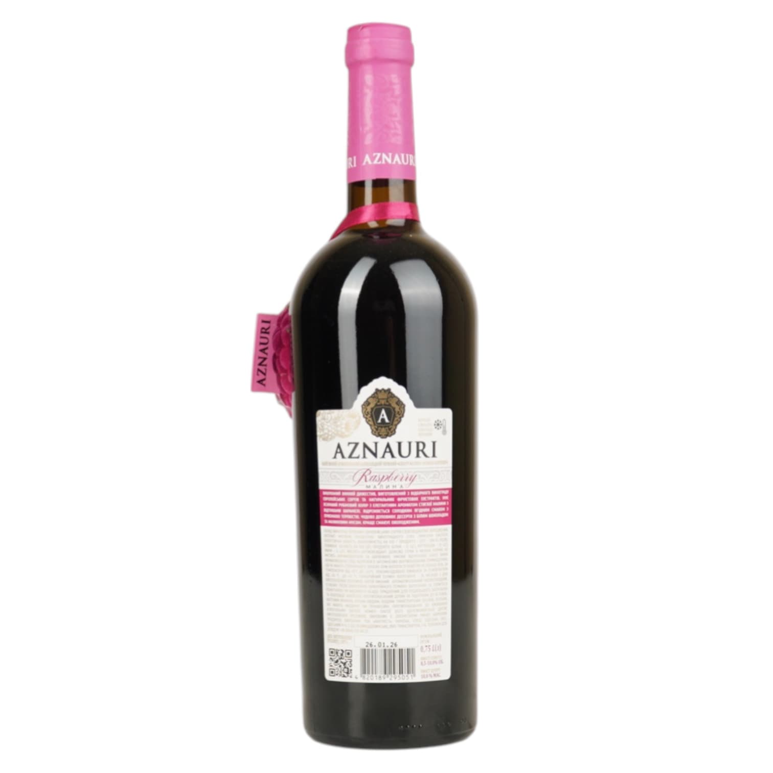 Вино AZNAURI Raspberry Малина чер н/сол 0.75 л