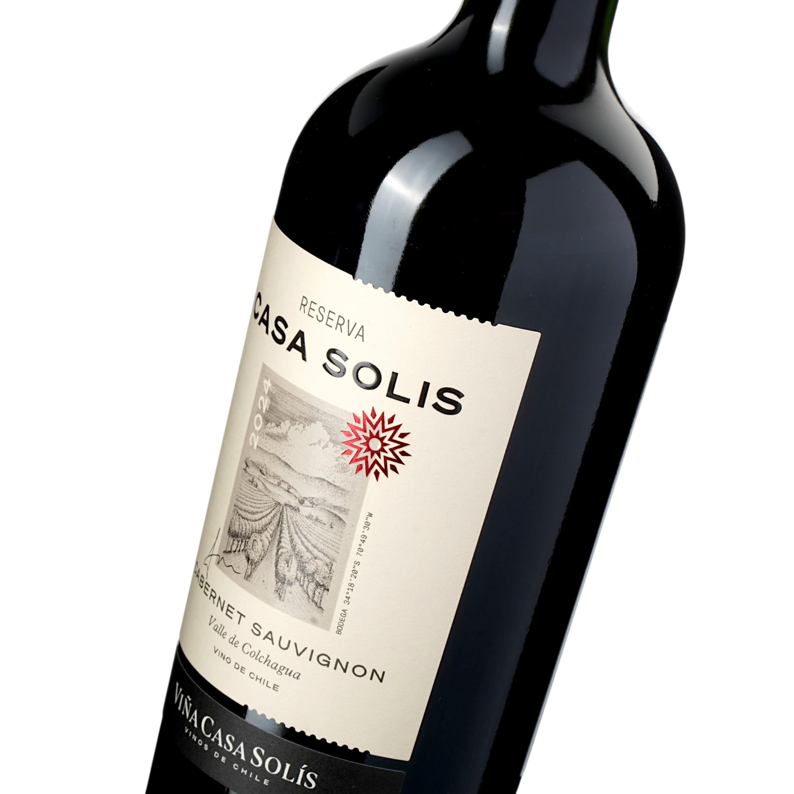 Вино Casa Solis Cabernet Sauvignon Reserva червоне сухе 12.5%, 0.75 л